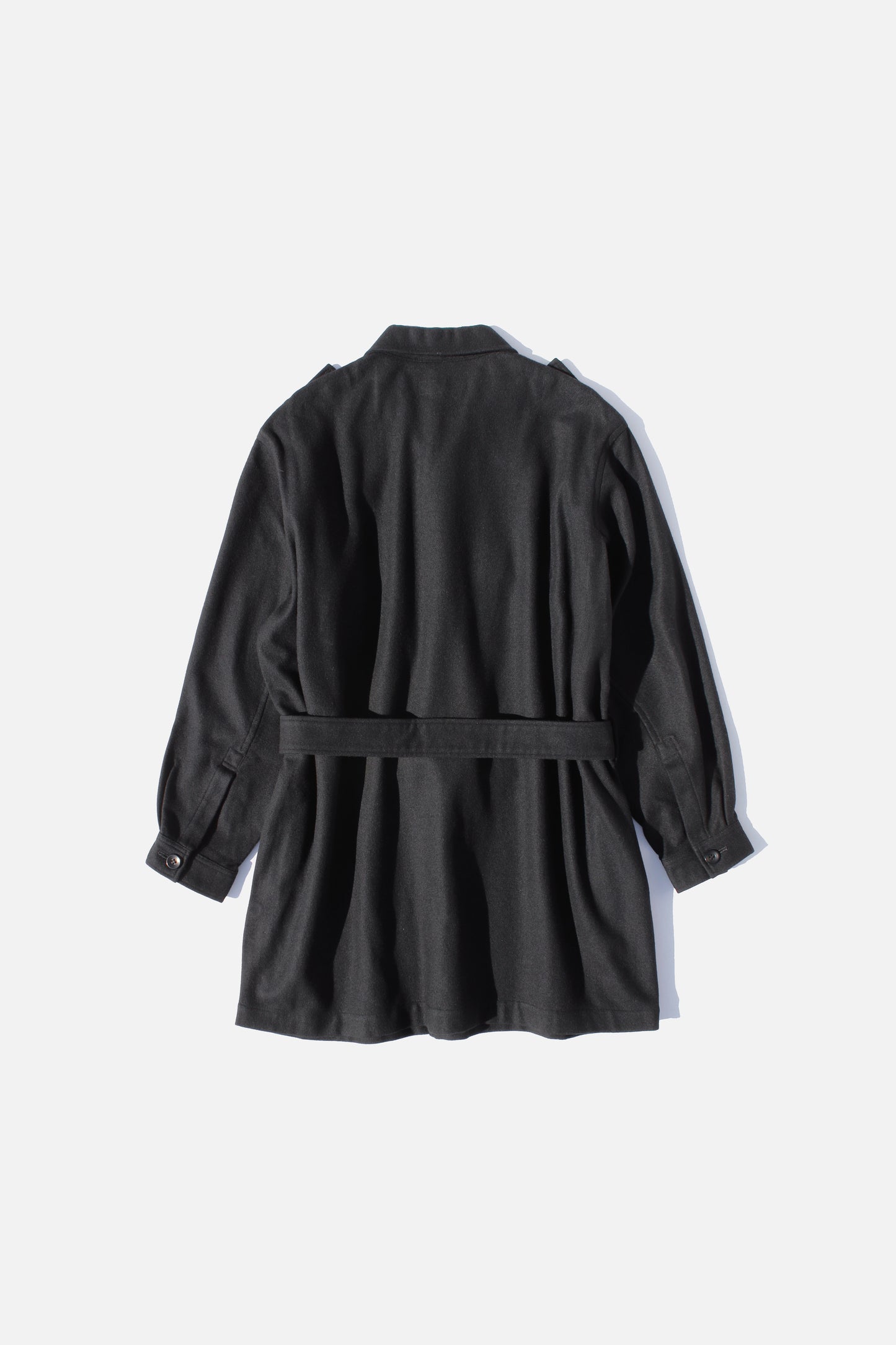 Y's BELT PULLOVER SHIRT BLACK
