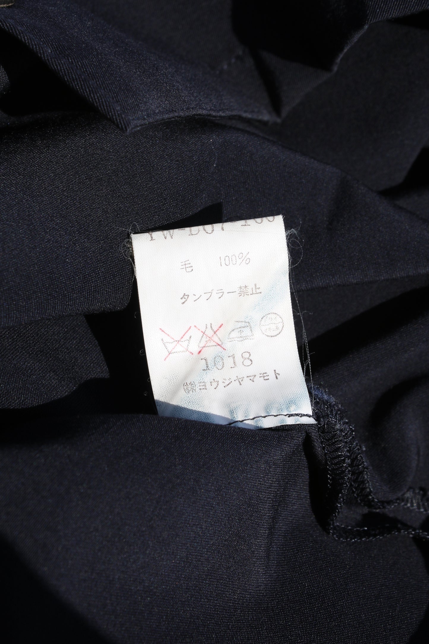 Y's LONG SHIRT NAVY