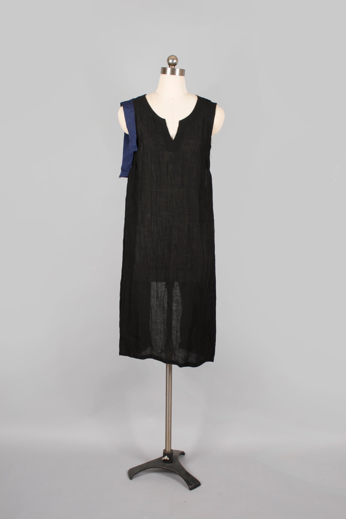 Yohji Yamamoto FEMME BI-COLOR CUTTING SLEEVELESS ONEPIECE