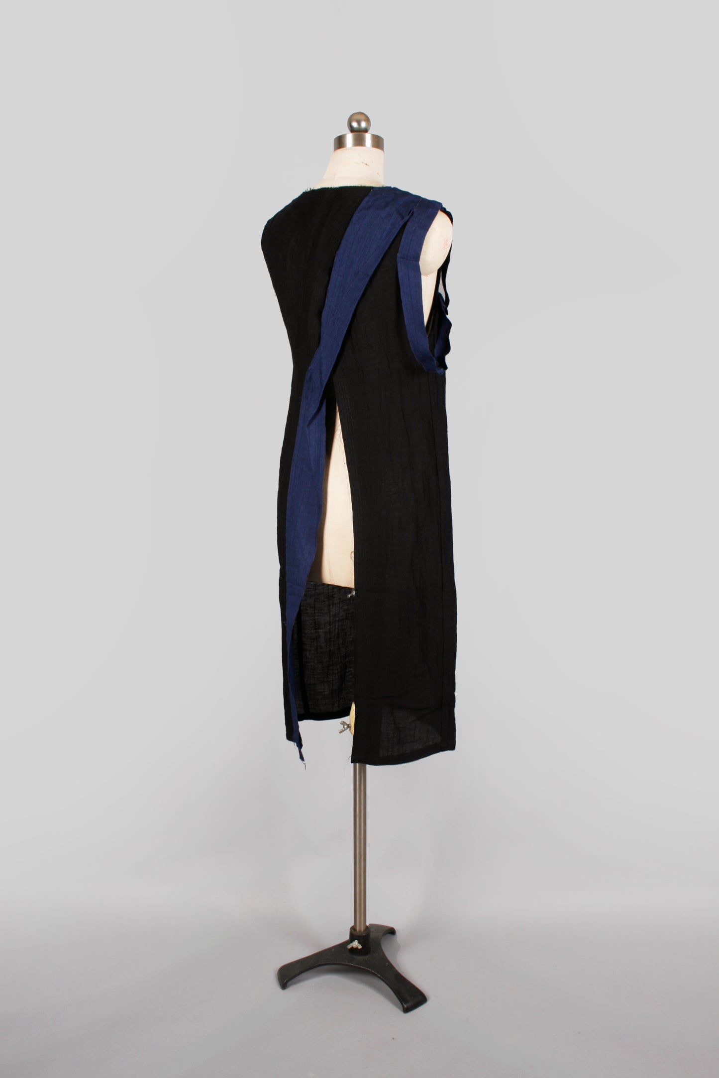 Yohji Yamamoto FEMME BI-COLOR CUTTING SLEEVELESS ONEPIECE