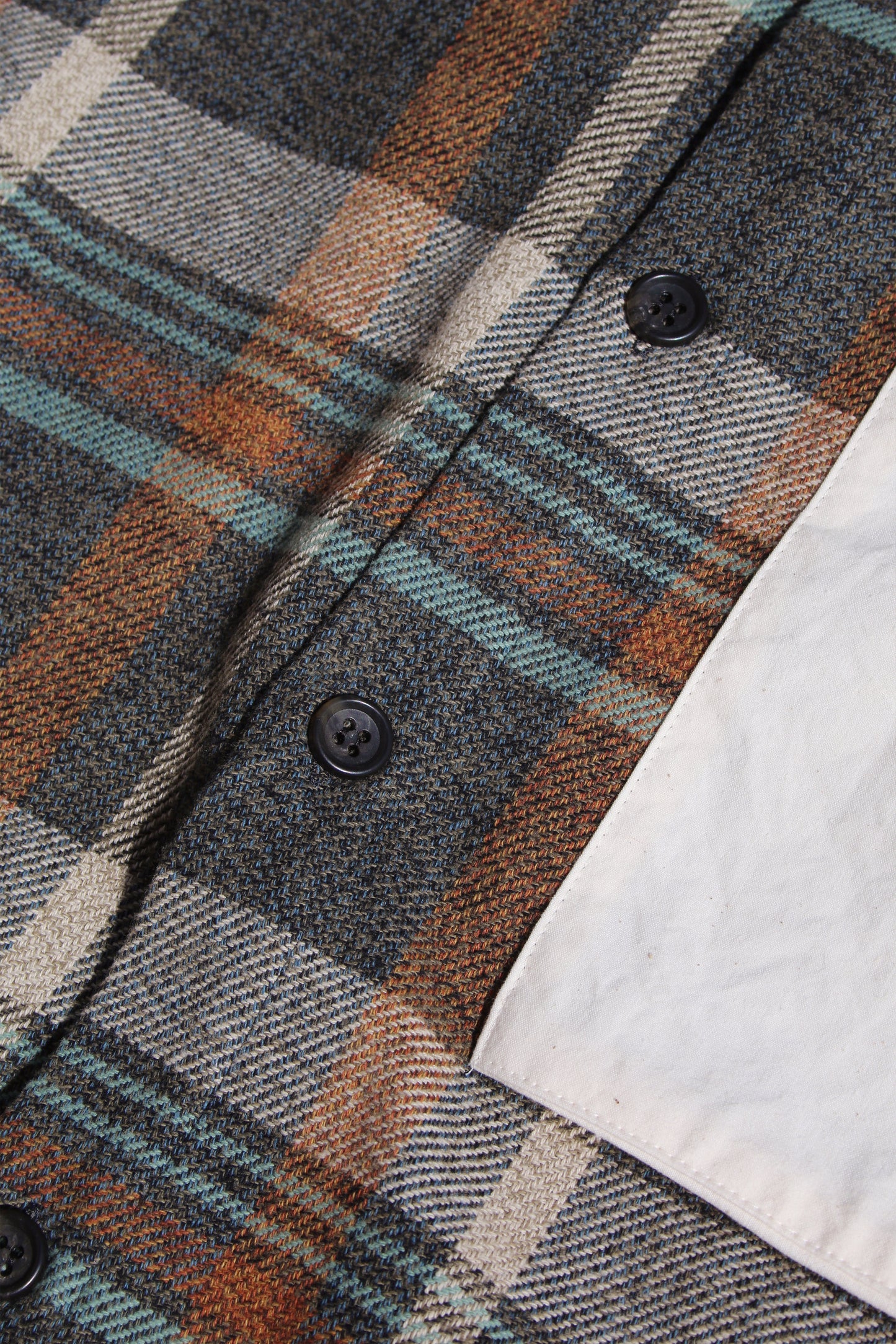 MY BEAUTIFUL LANDLET HEATHER MIX CHECKED COTTON SHIRT