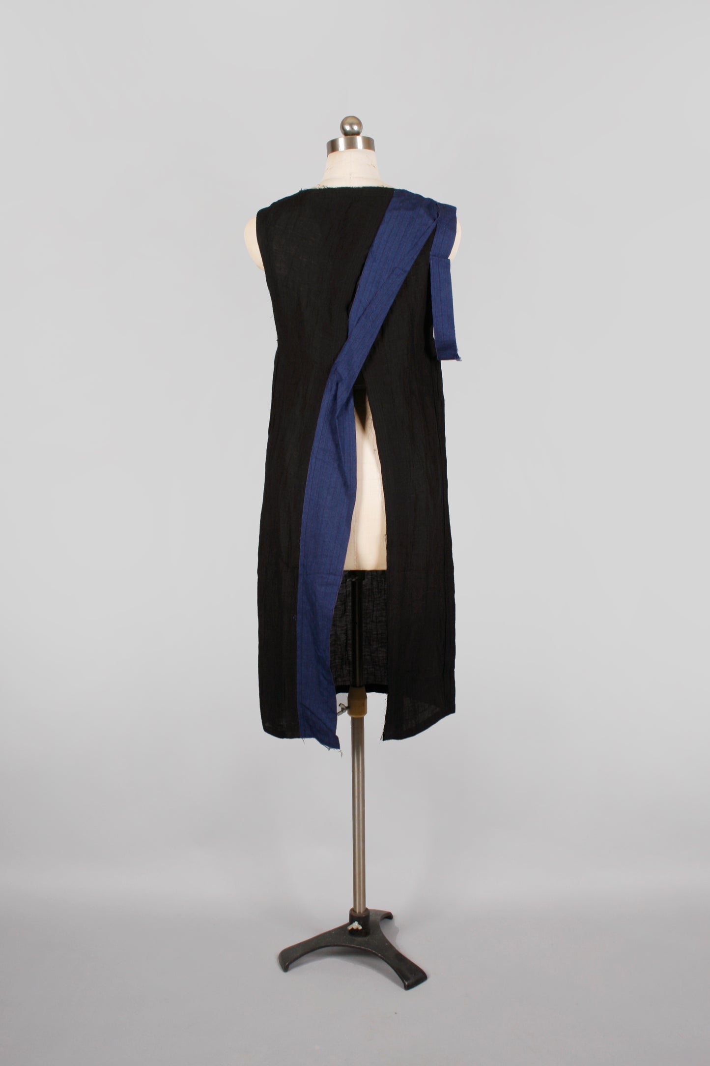 Yohji Yamamoto FEMME BI-COLOR CUTTING SLEEVELESS ONEPIECE