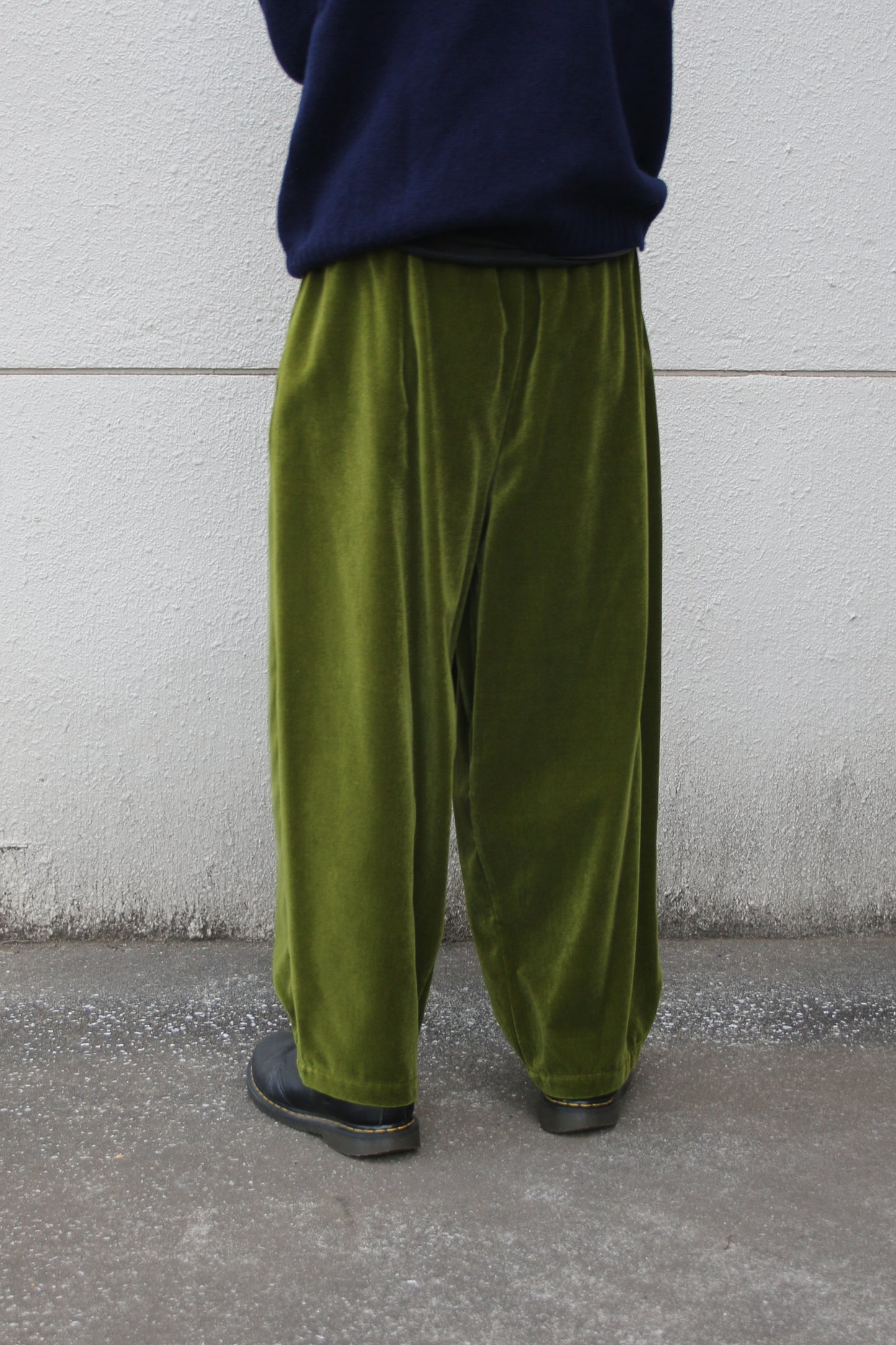 MY BEAUTIFUL LANDLET VELVET USED FINISH PANTS