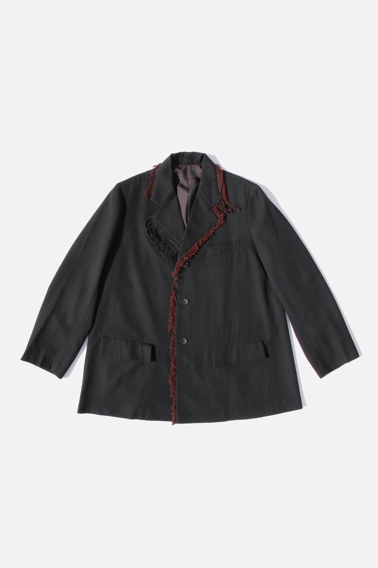 Yohji Yamamoto FRINGE JACKET BLACK