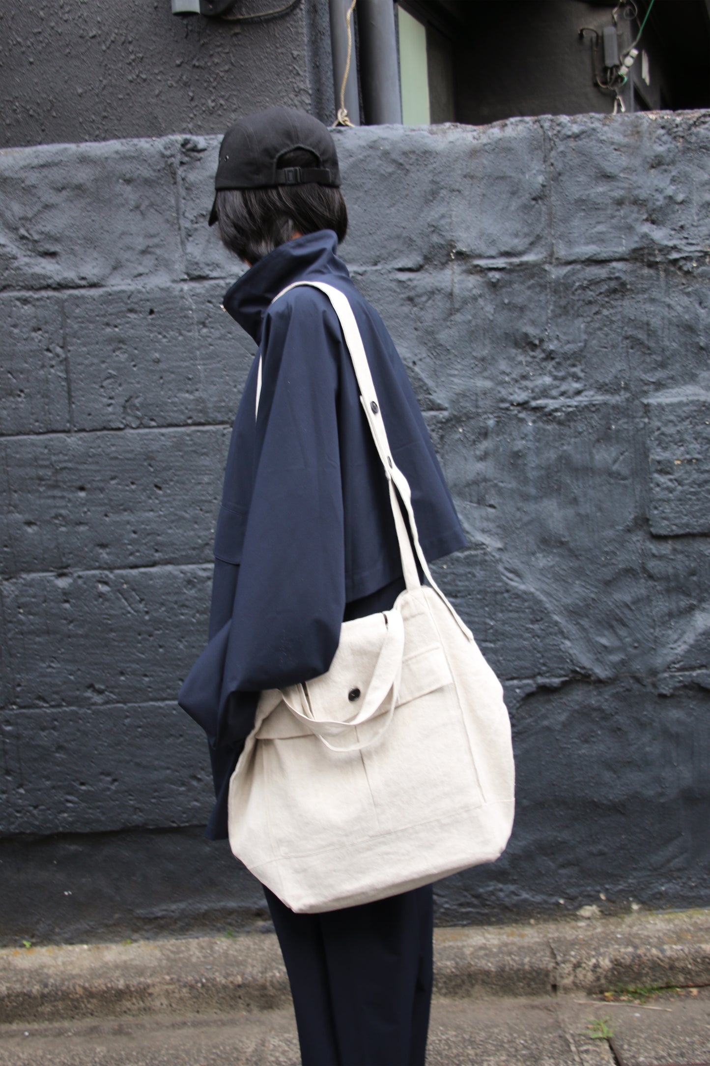 O PROJECT CANVAS 2WAY LARGE CARRIER BAG - KINARI