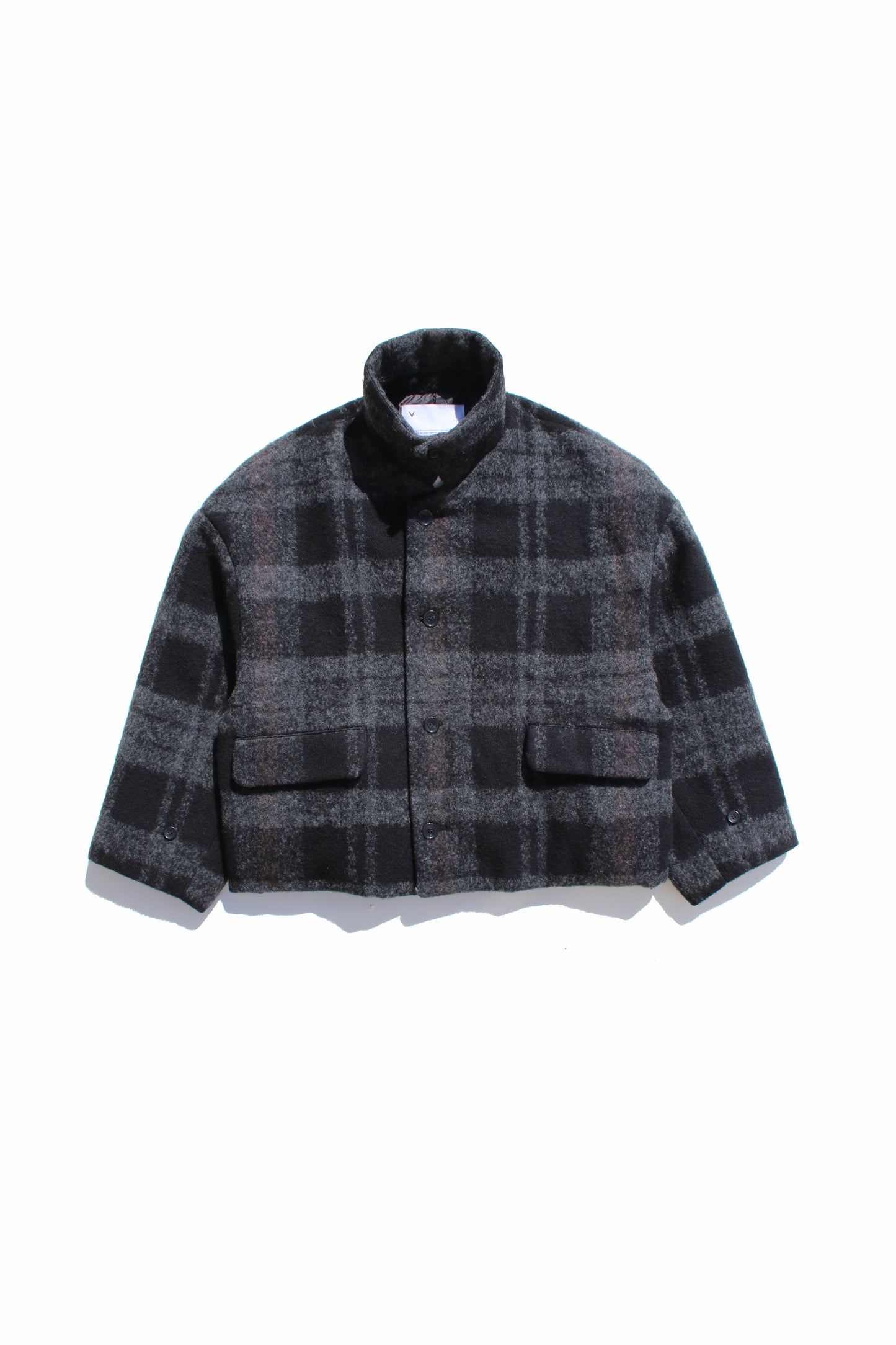 VOAAOV KAWADA DOWN TRYSPIN LOOP WOOL JACKET