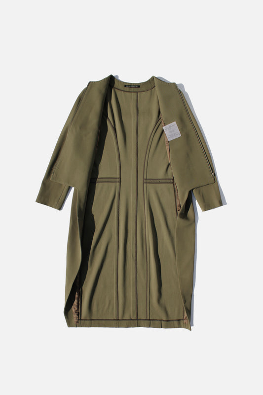 Yohji Yamamoto FEMME TAIL JACKET KHAKI
