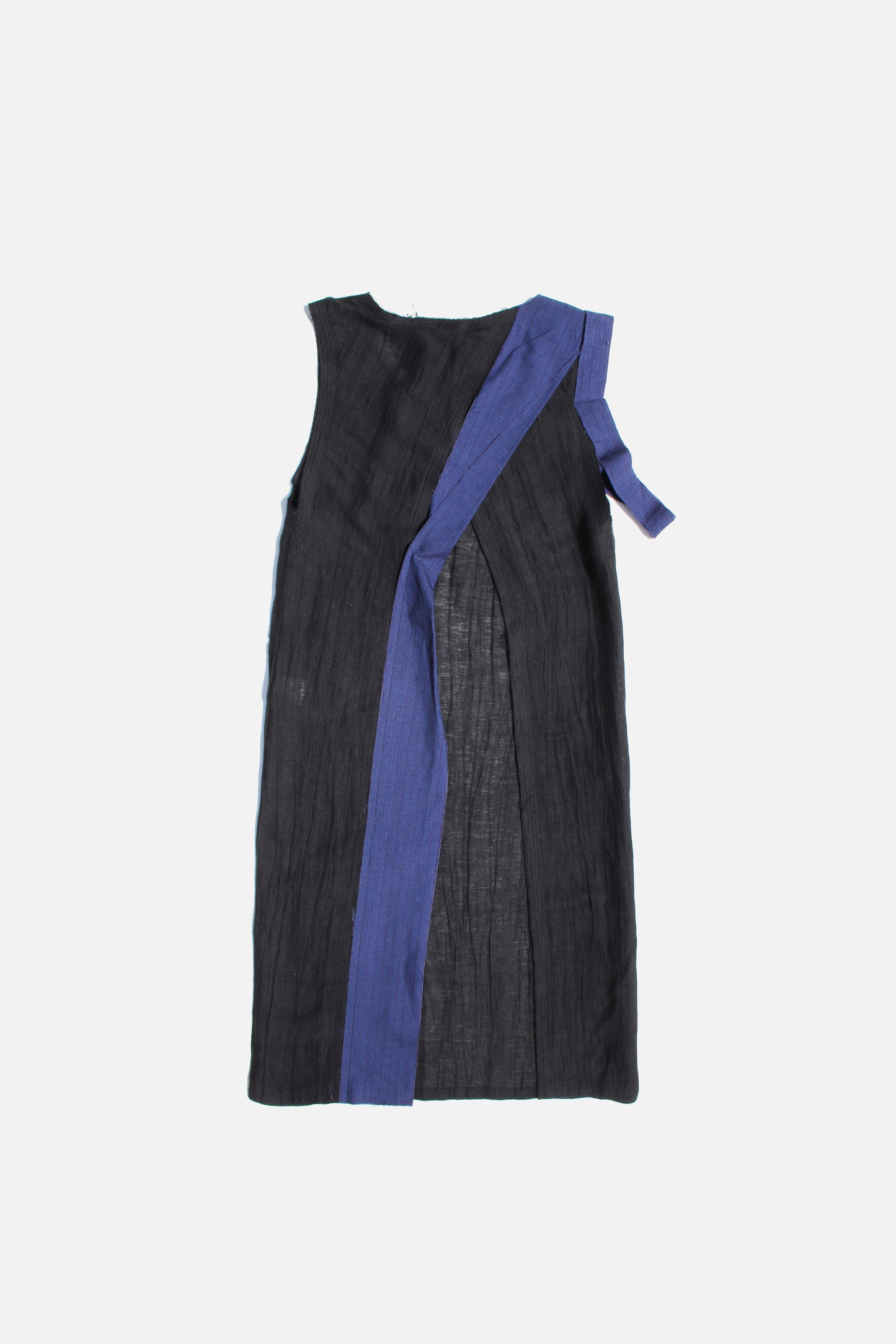 Yohji Yamamoto FEMME BI-COLOR CUTTING SLEEVELESS ONEPIECE