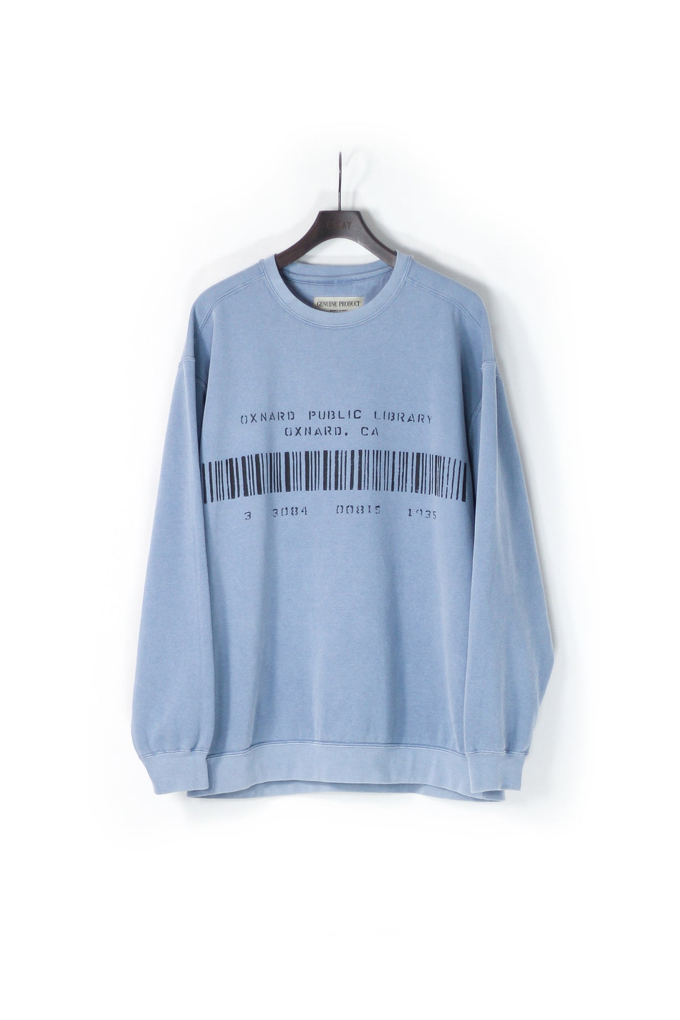 ESSAY PIGMENT SWEATER - LIGHT BLUE
