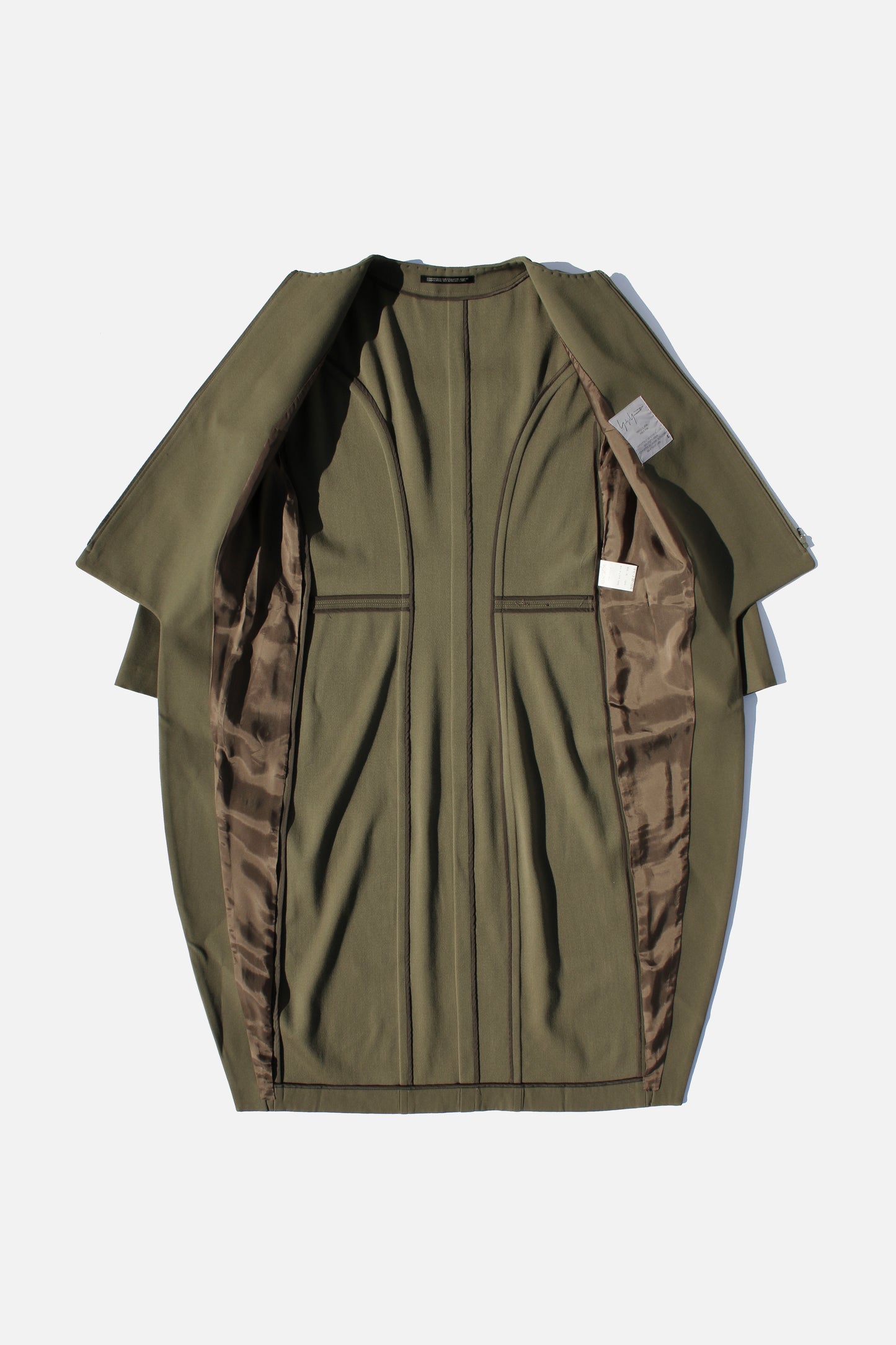 Yohji Yamamoto FEMME TAIL JACKET KHAKI