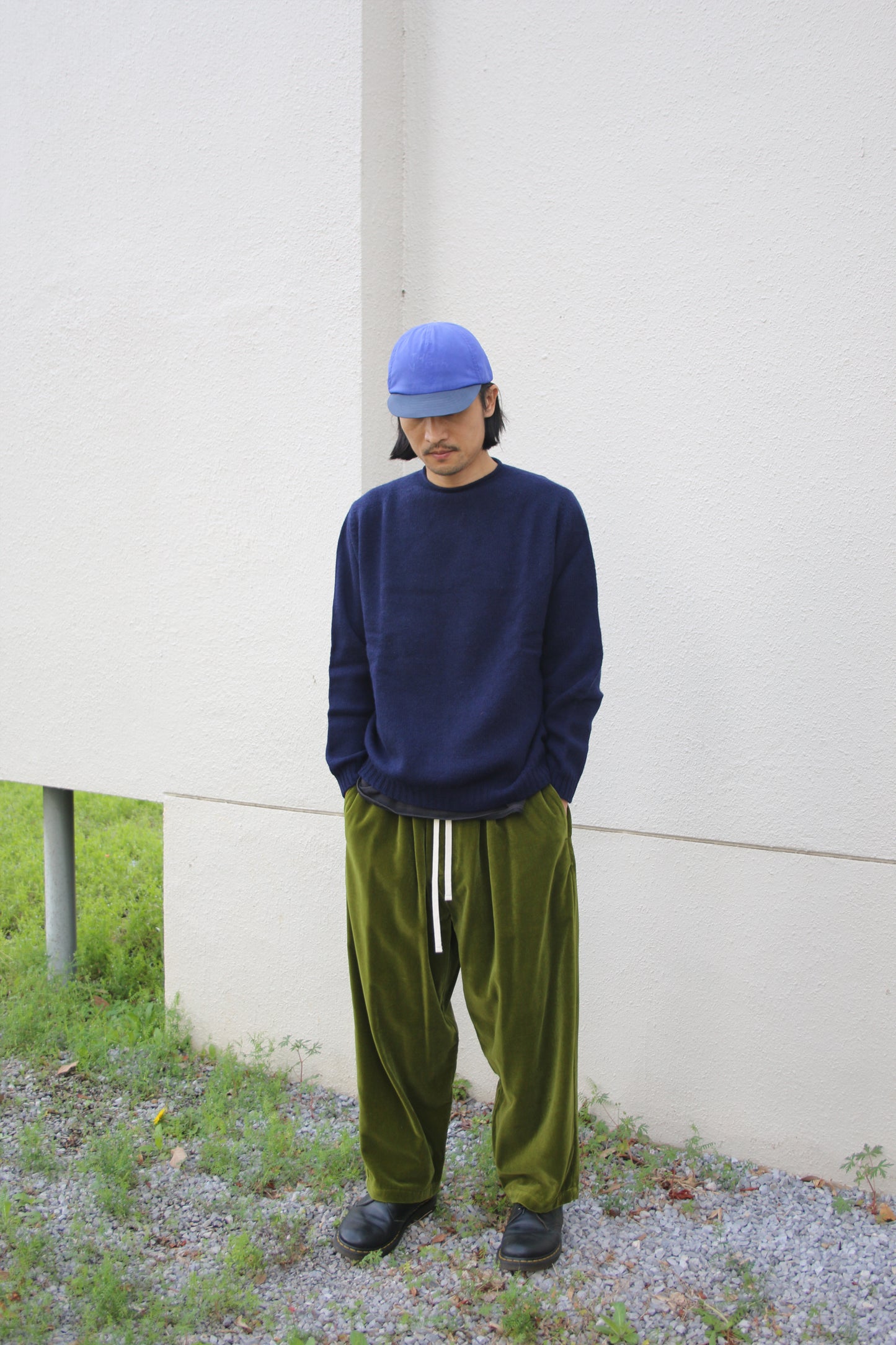 MY BEAUTIFUL LANDLET VELVET USED FINISH PANTS