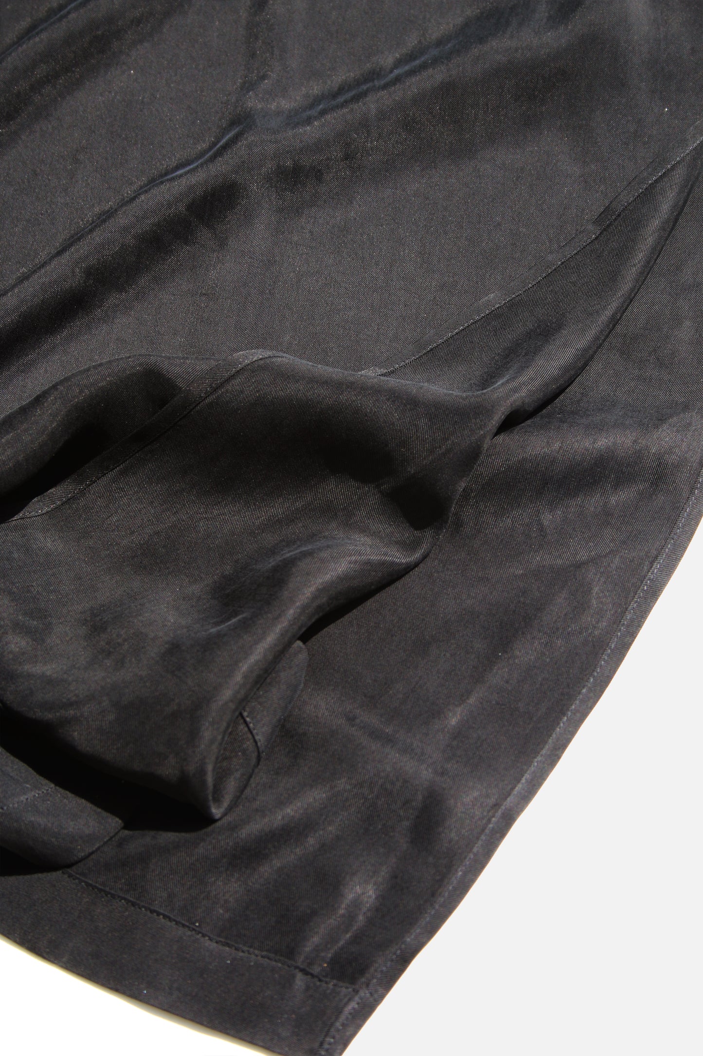 VOAAOV CUPRO TWILL ONE PIECE - BLACK