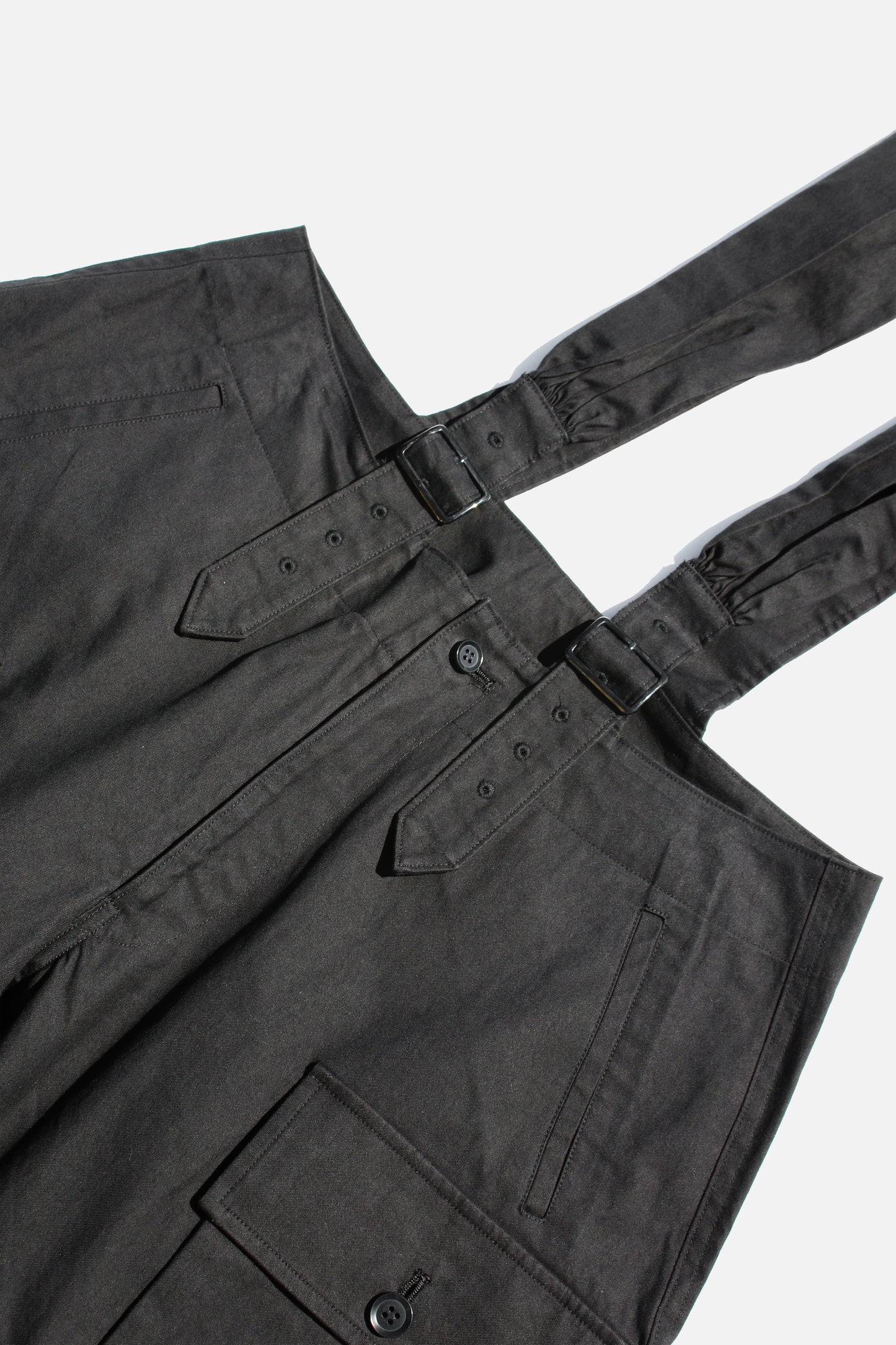 Yohji Yamamoto FEMME SUSPENDER PANTS BLACK
