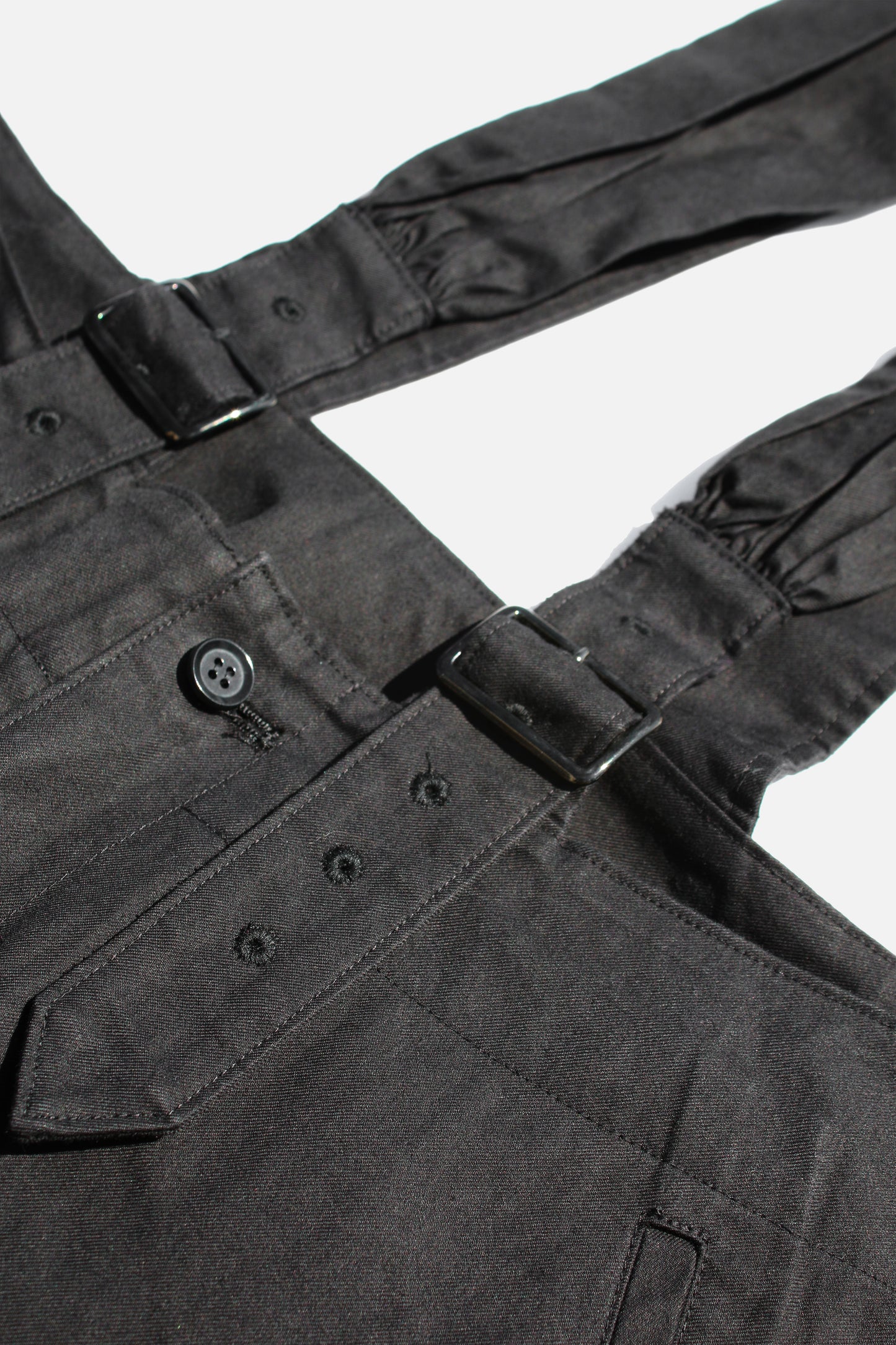 Yohji Yamamoto FEMME SUSPENDER PANTS BLACK
