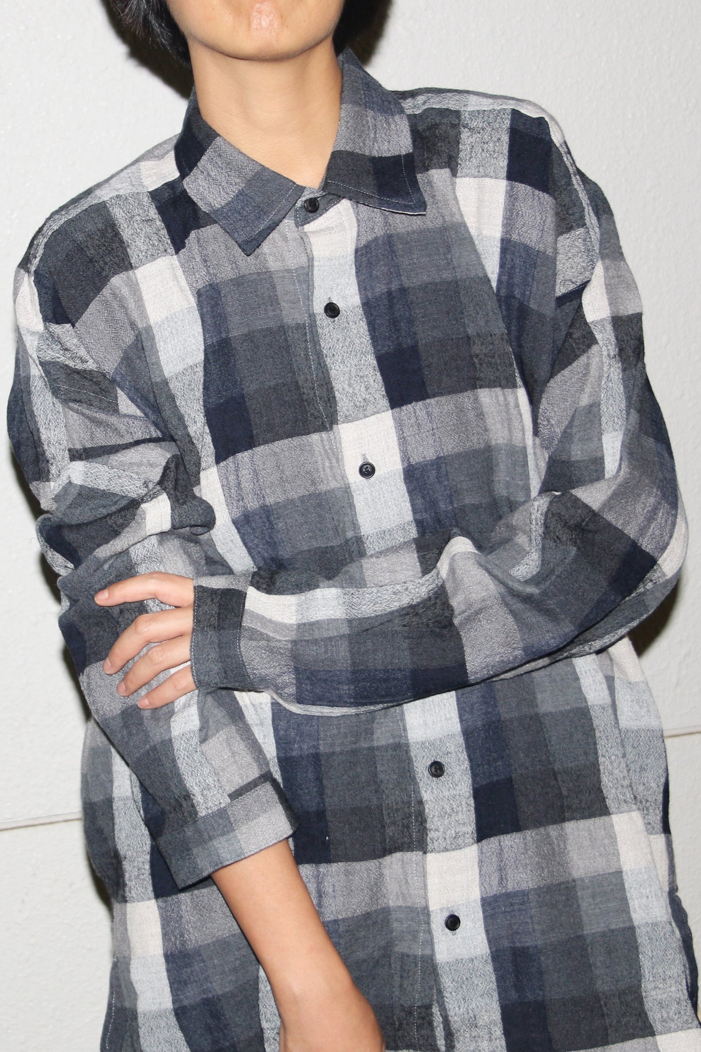 O PROJECT BIG CHECK REGULAR SHIRT