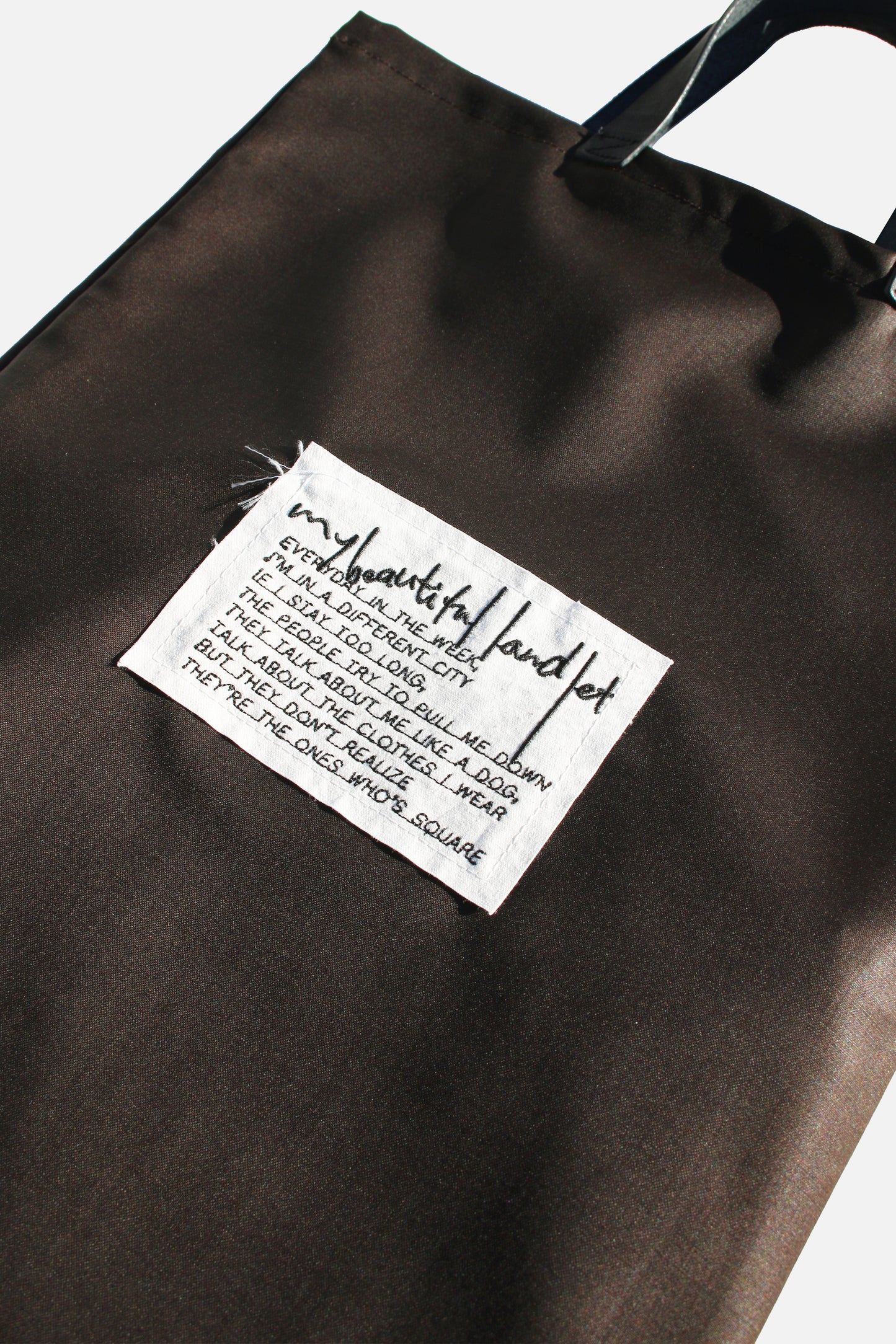 MY BEAUTIFUL LANDLET ECO BAG - BROWN
