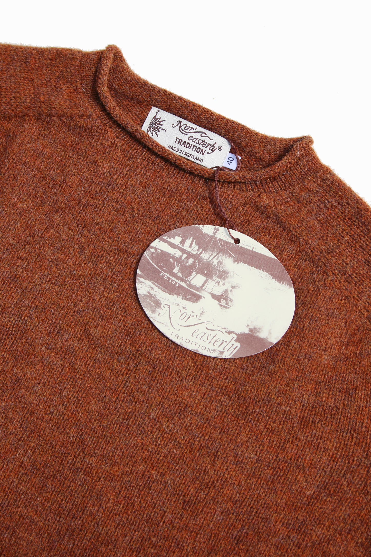 NOR’EASTERLY SCOTLAND L/S ROLL NECK KNIT - SIENNA