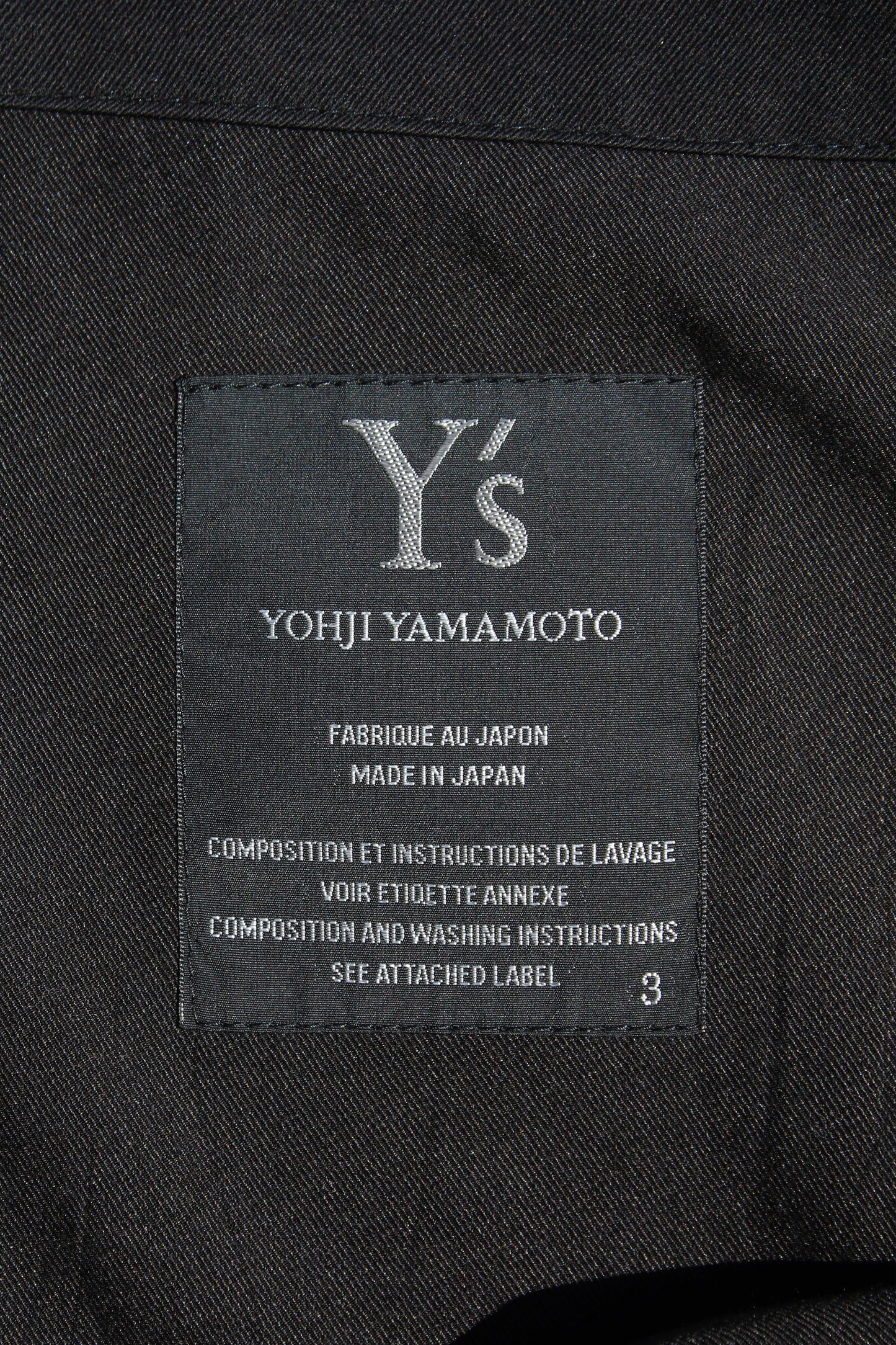 Y's STRAP DRESS BLACK