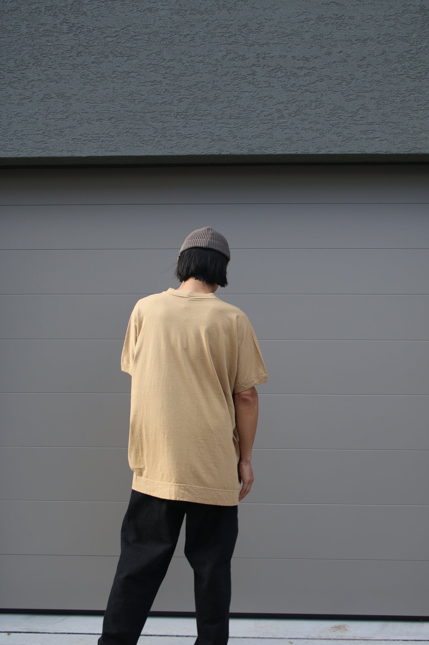 O PROJECT COTTON HEMP JERSEY SS TEE - YELLOW BEIGE