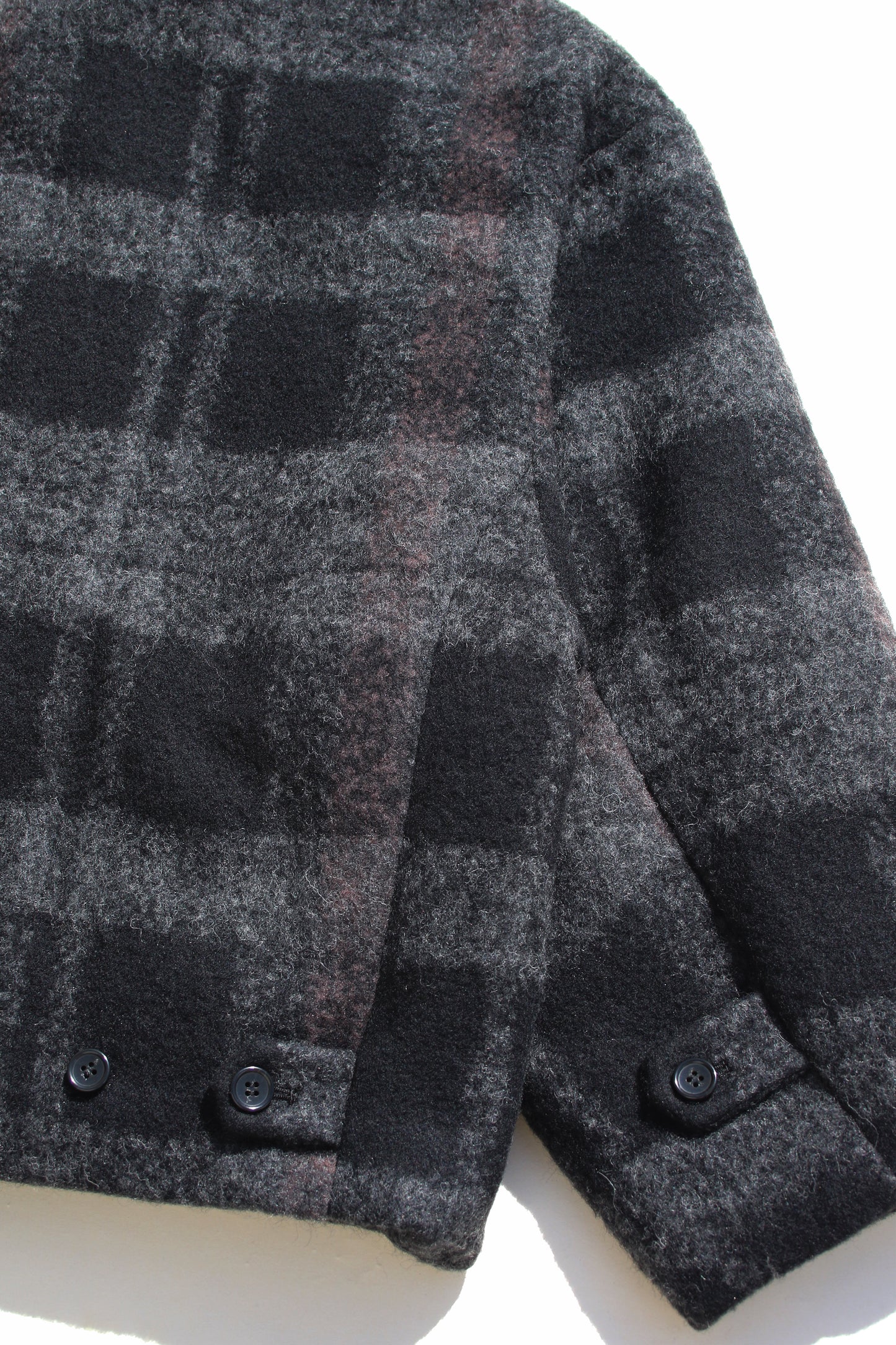 VOAAOV KAWADA DOWN TRYSPIN LOOP WOOL JACKET