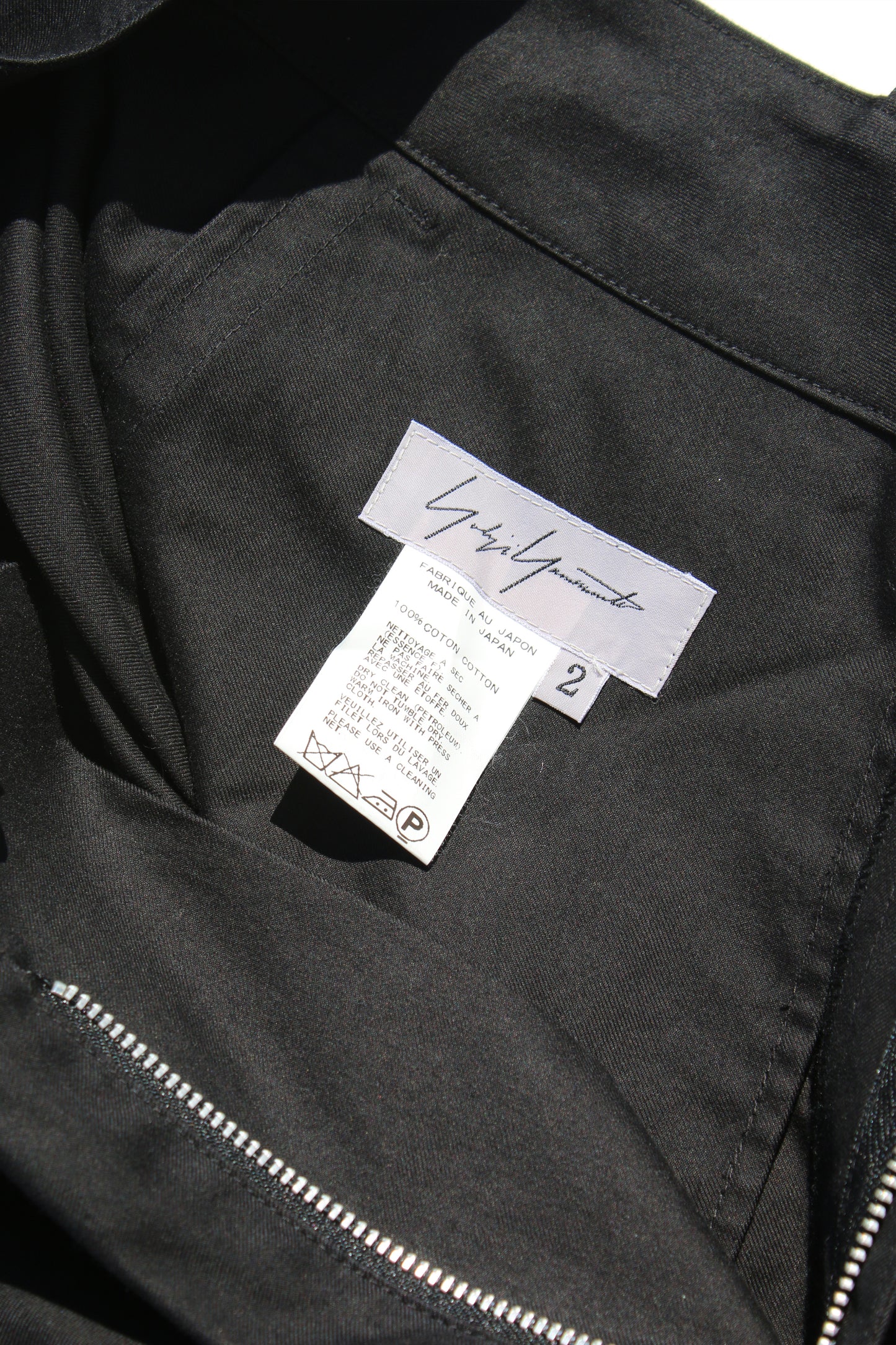 Yohji Yamamoto FEMME SUSPENDER PANTS BLACK