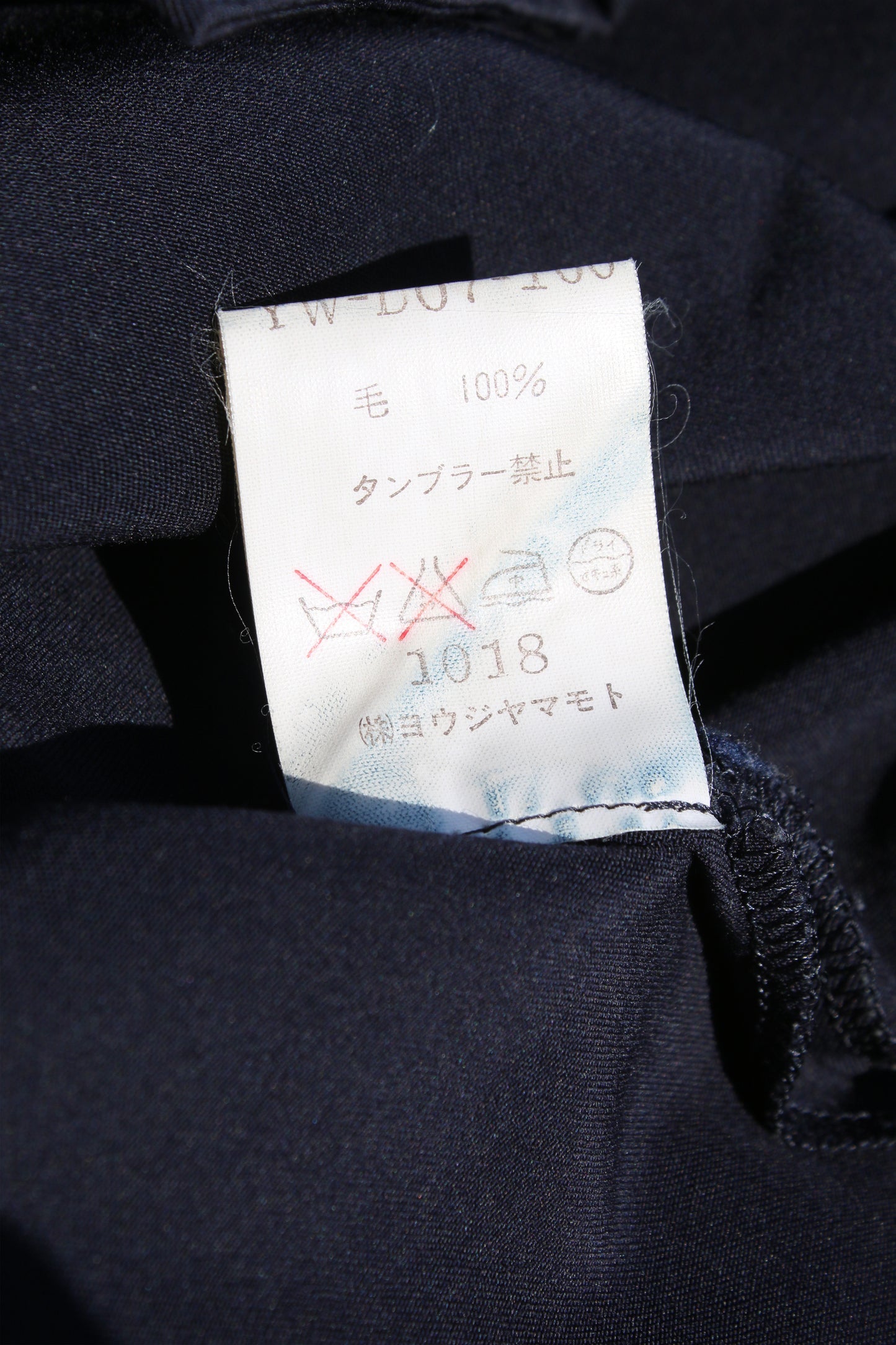 Y's LONG SHIRT NAVY
