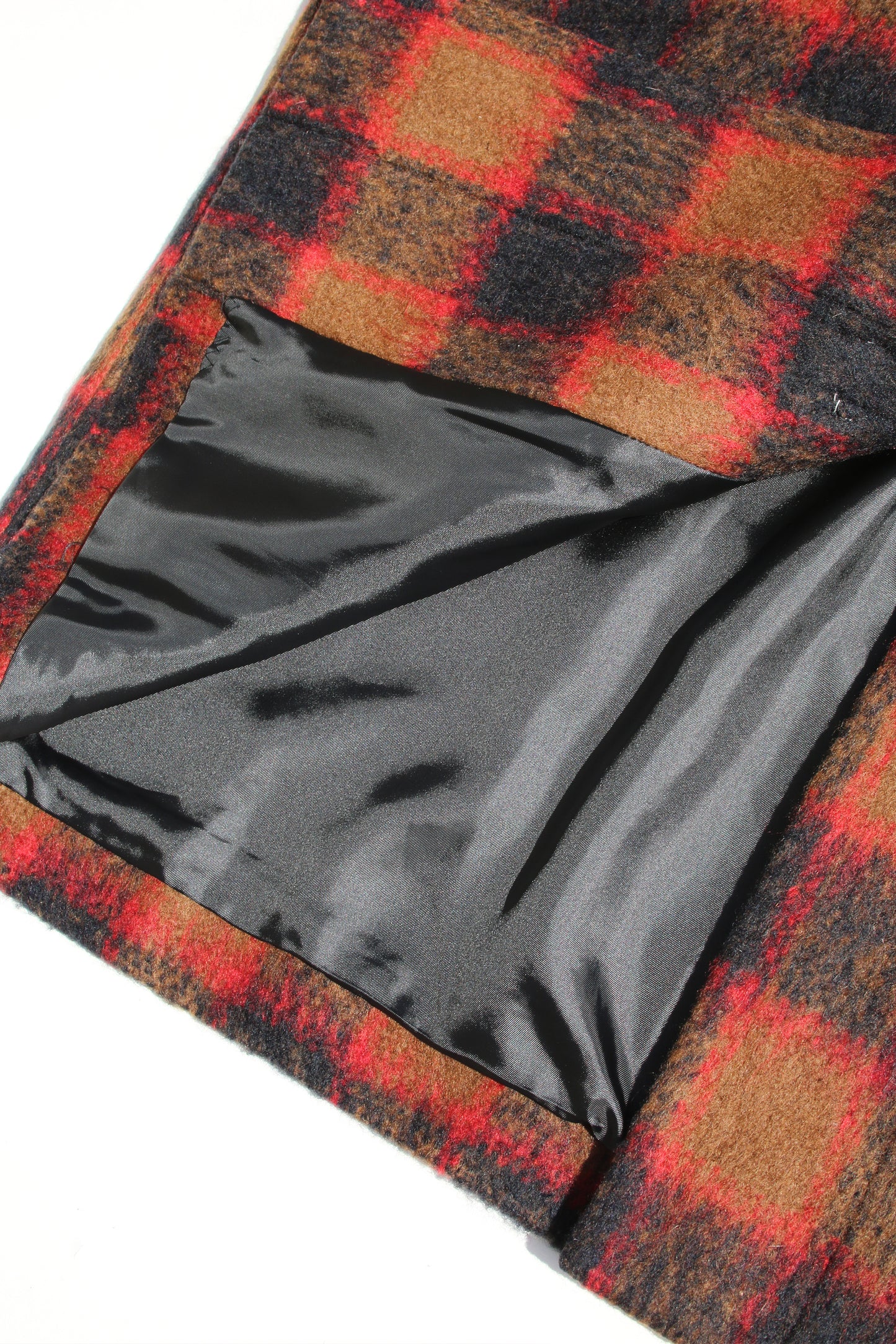 BASISBROEK ATHUS COAT - CAMEL CHECK