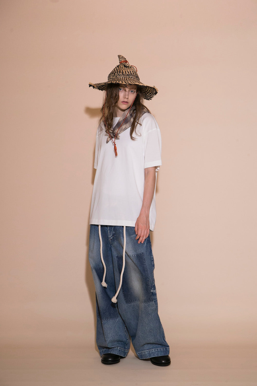 MY BEAUTIFUL LANDLET DENIM PANTS