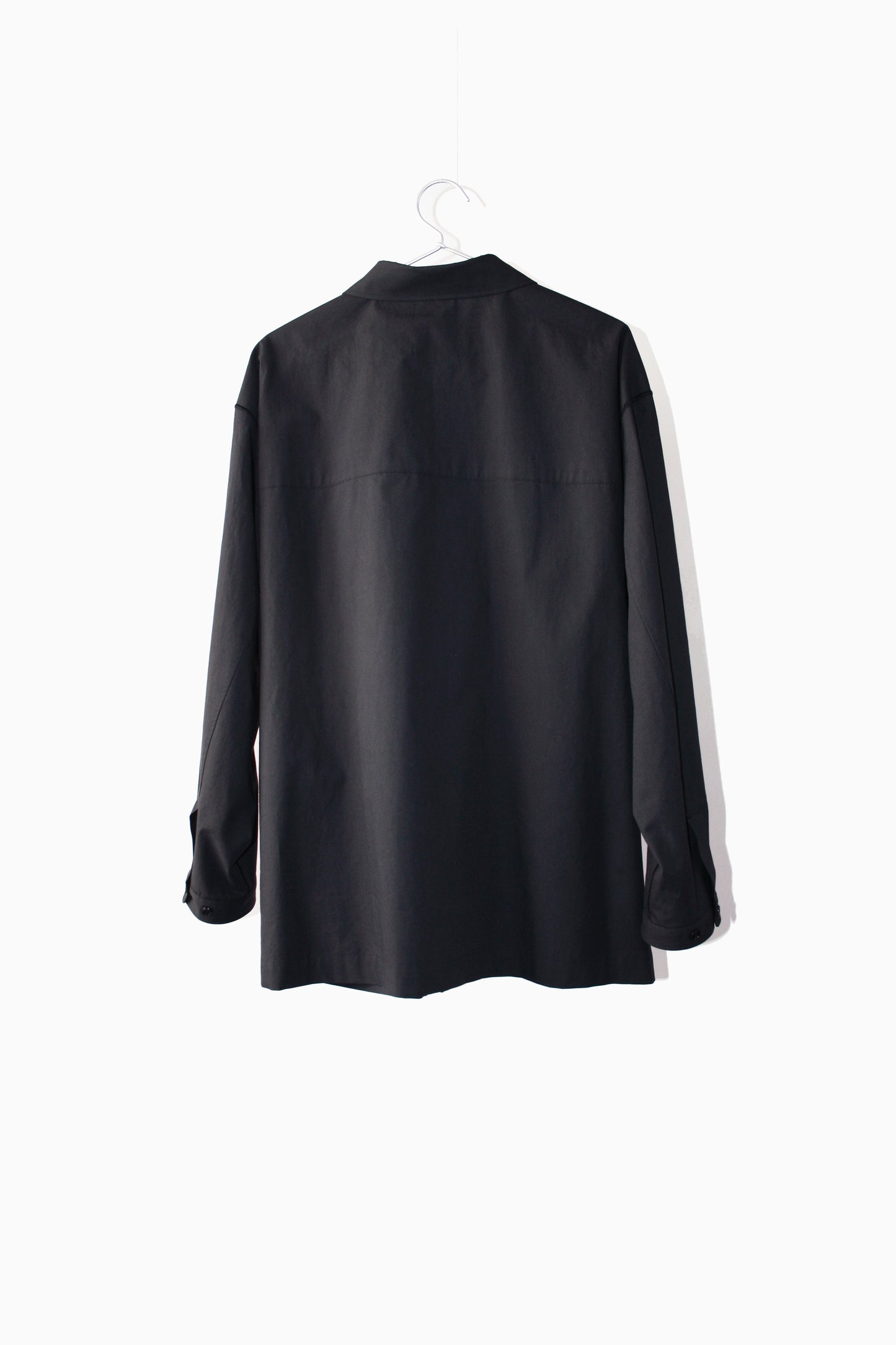 VOAAOV ORGANIC COTTON BROAD SHIRT - BLACK