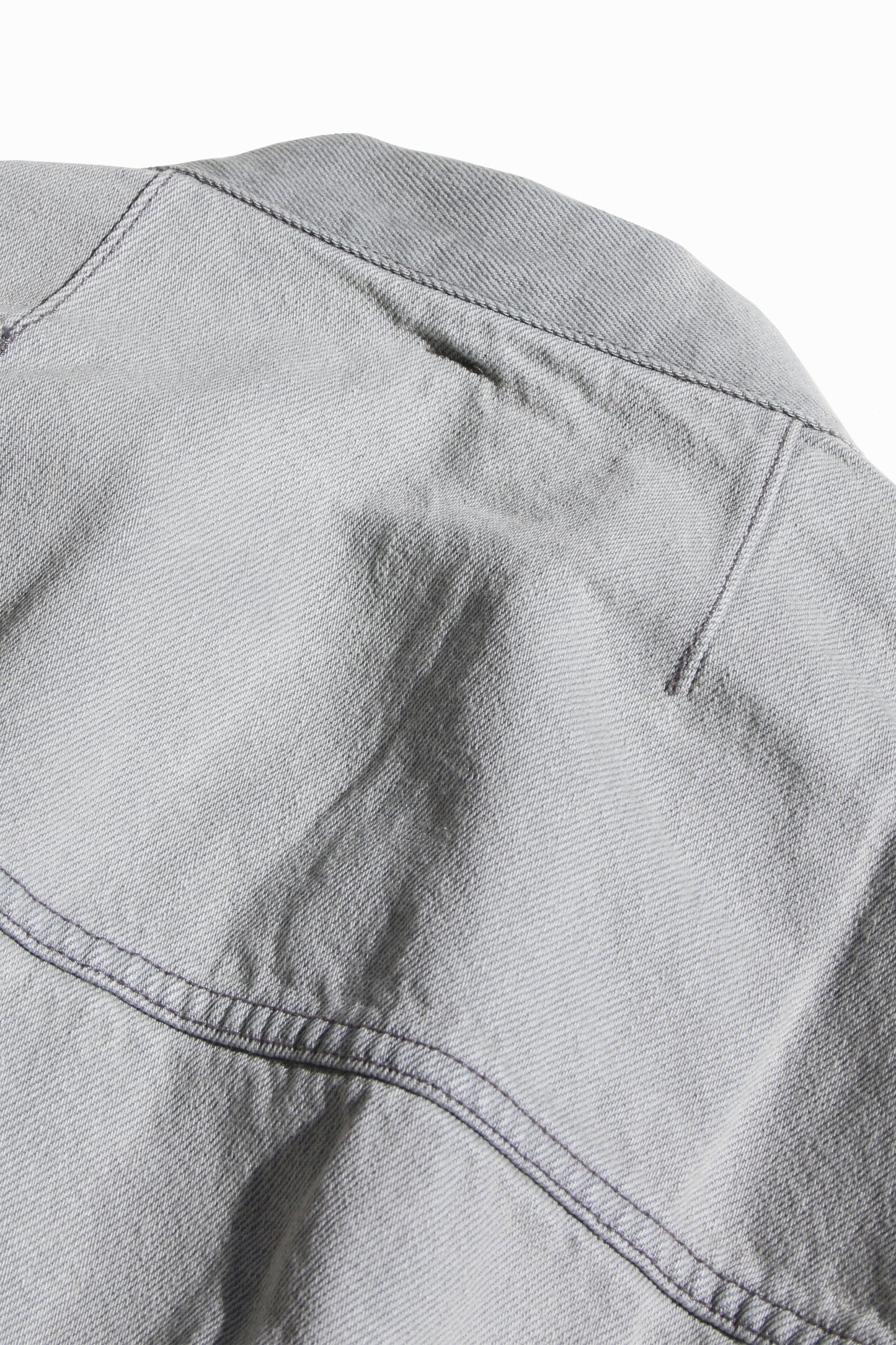 ESSAY FOLD COLLAR DENIM JACKET