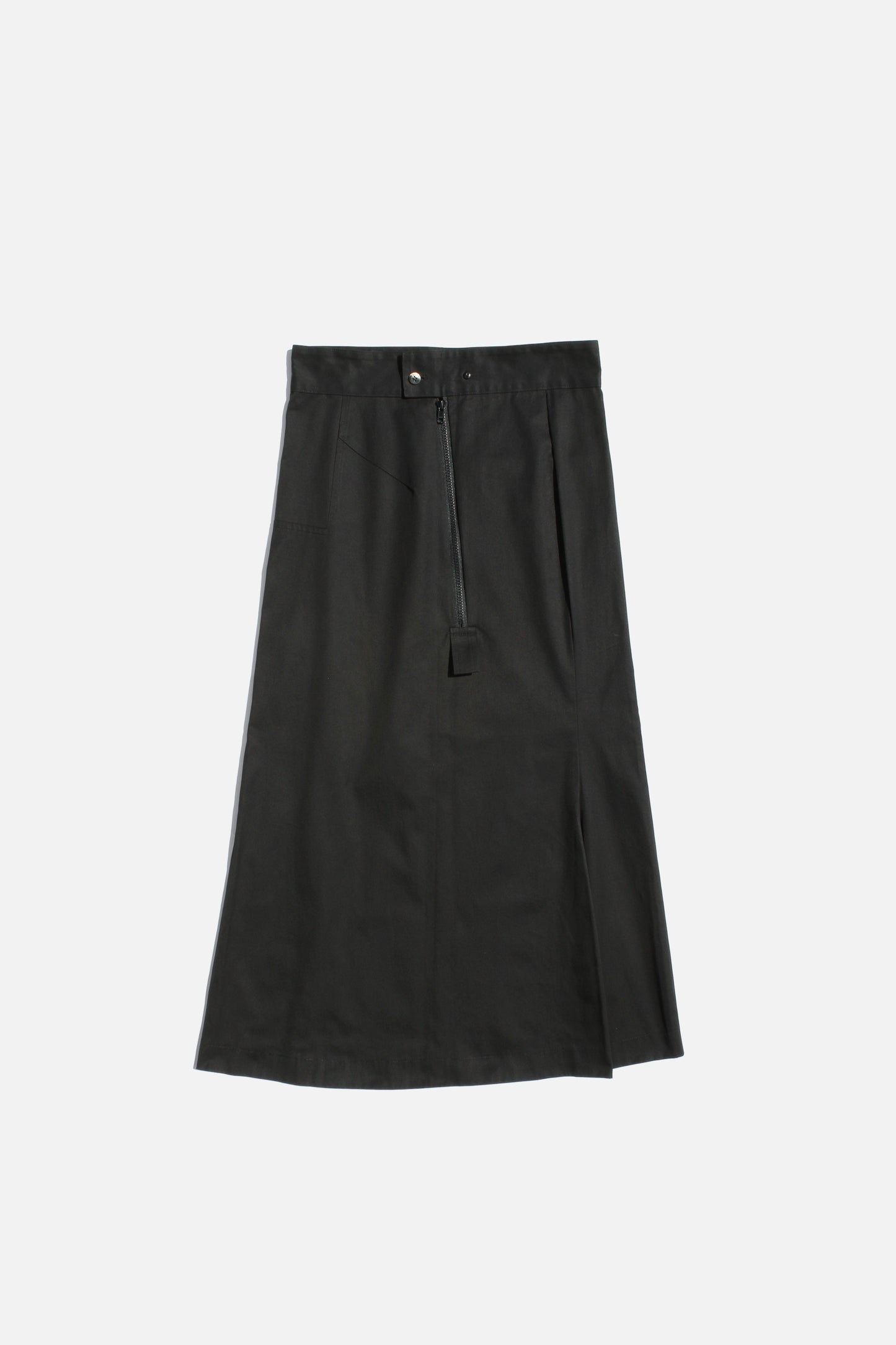 Yohji Yamamoto FEMME COTTON SKIRT BLACK