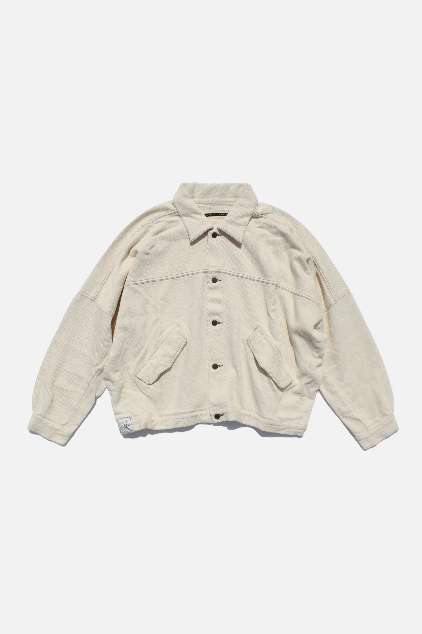 MY BEAUTIFUL LANDLET SOFT DENIM WIDE JACKET - KINARI