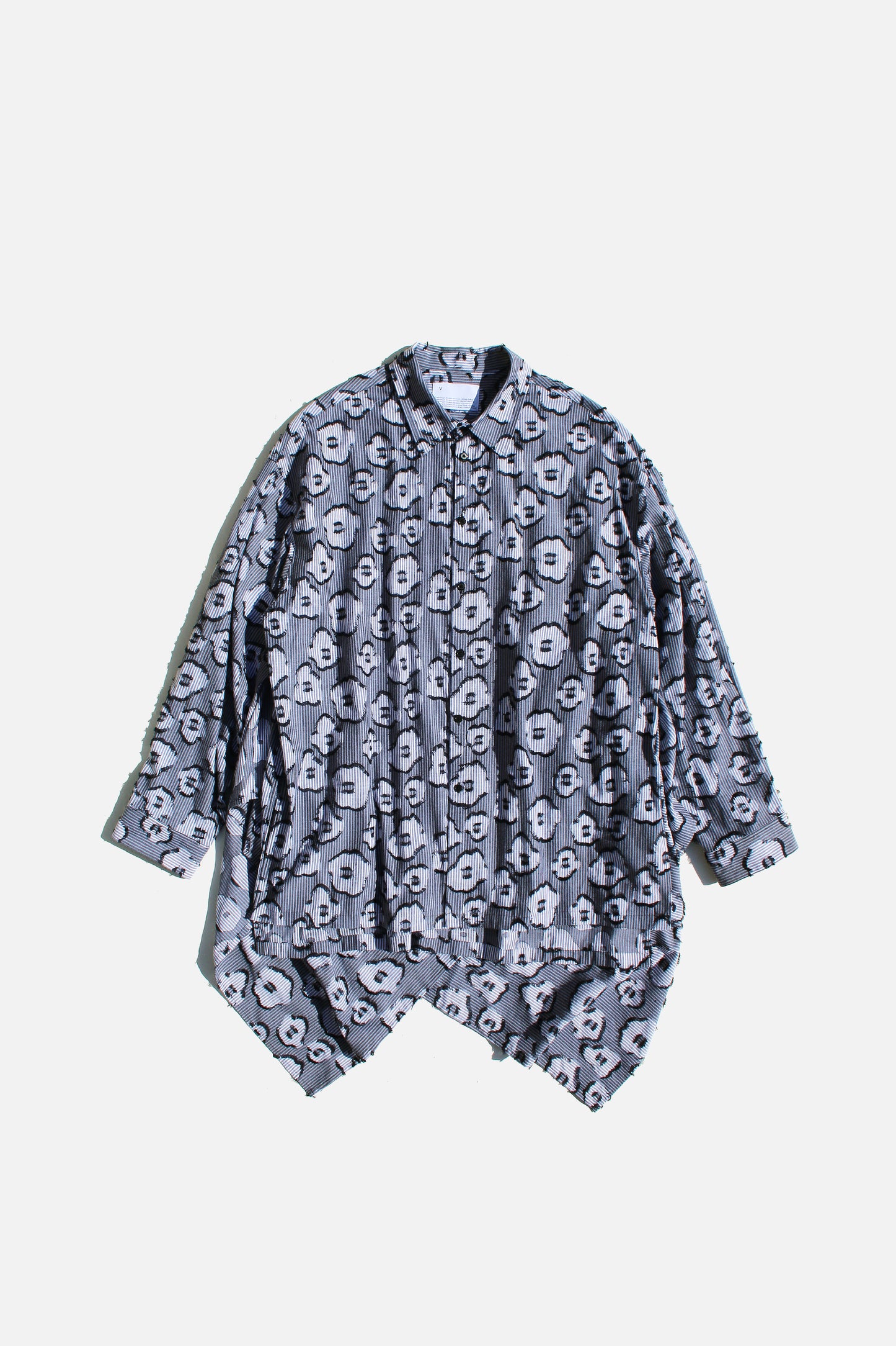 VOAAOV SWEET JACQUARD LS SHIRT