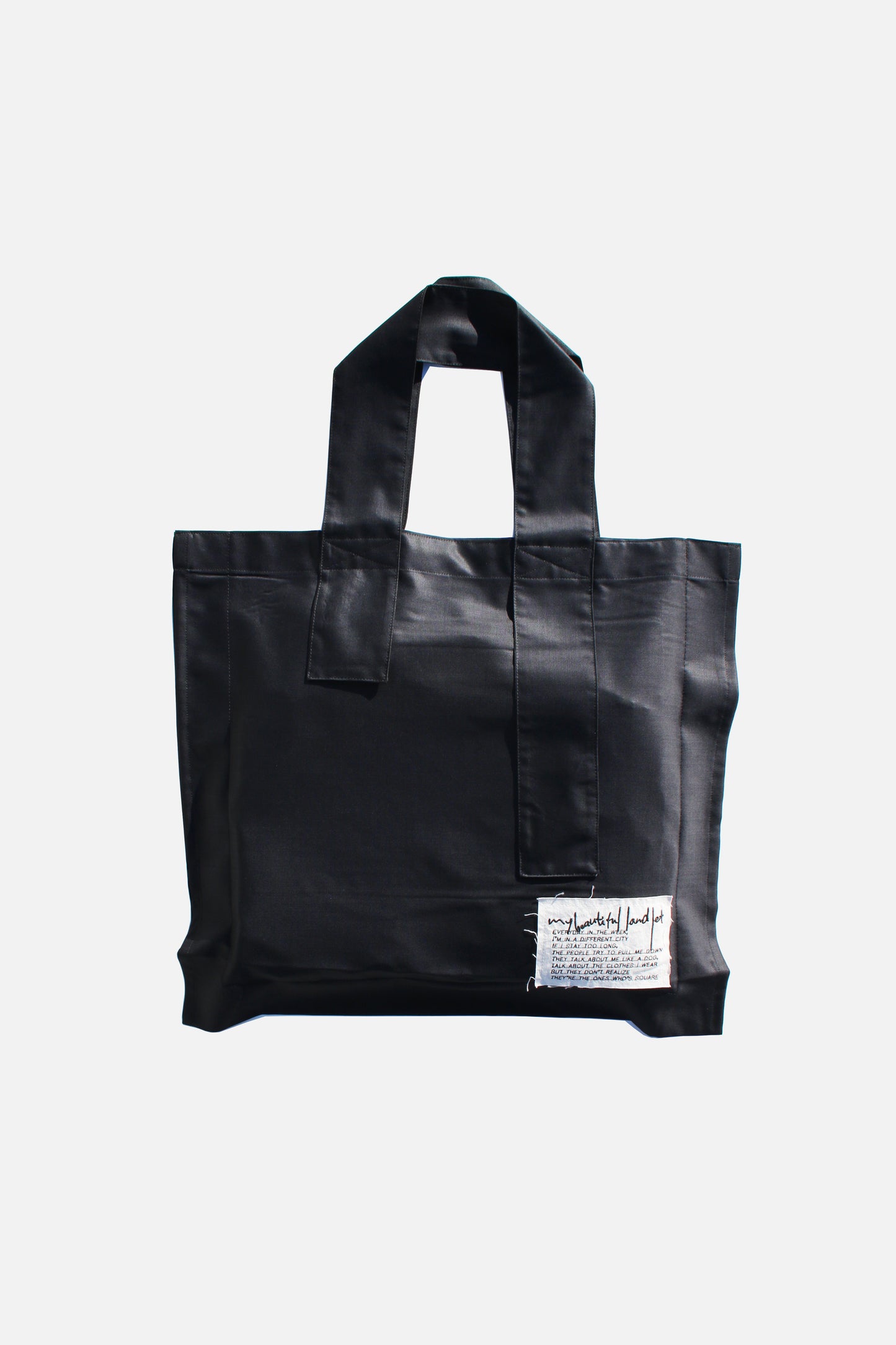 MY BEAUTIFUL LANDLET WOOL TOTE BAG