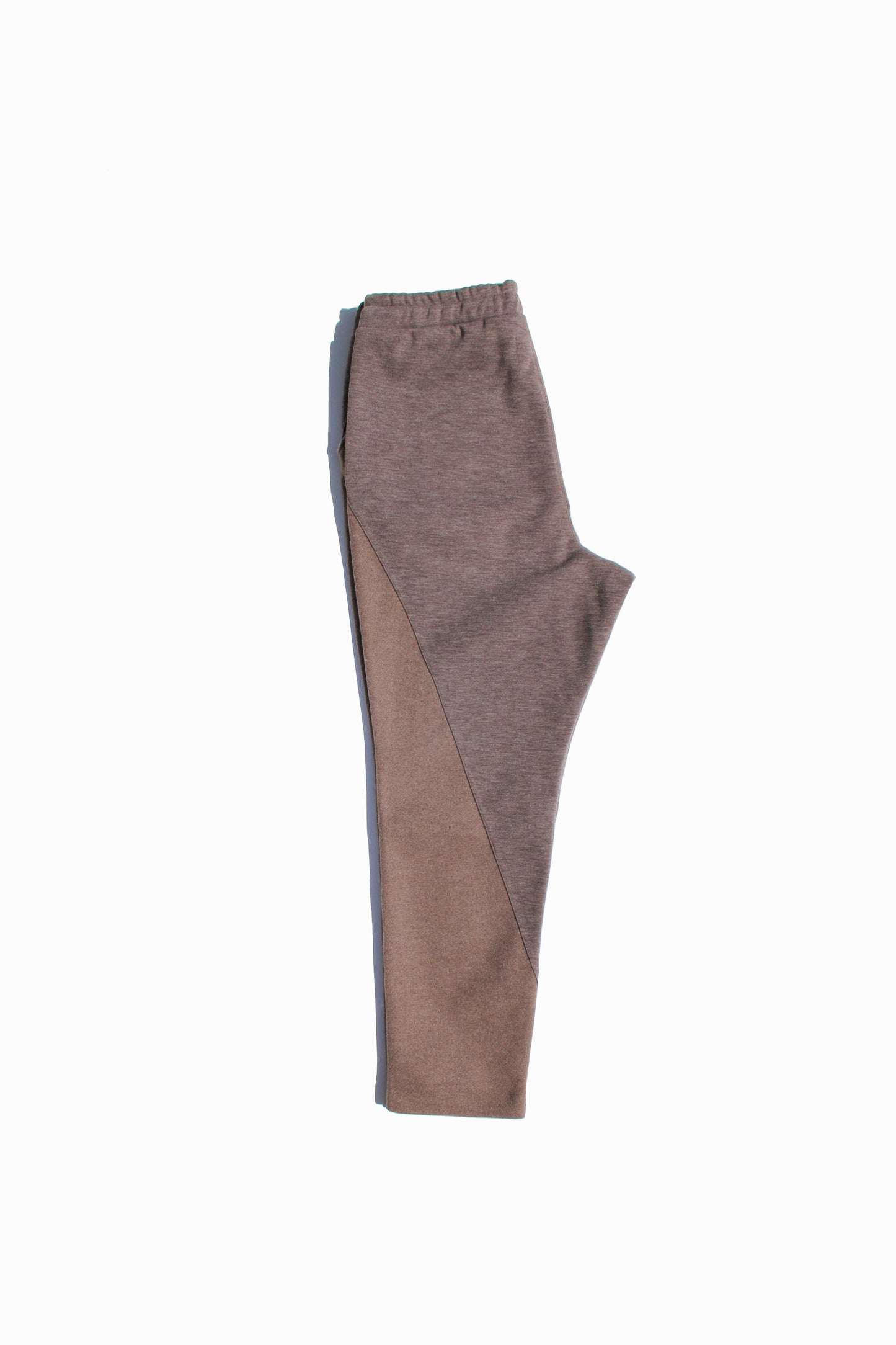 VOAAOV HYBRID RELUX JERJEY PANTS - BROWN