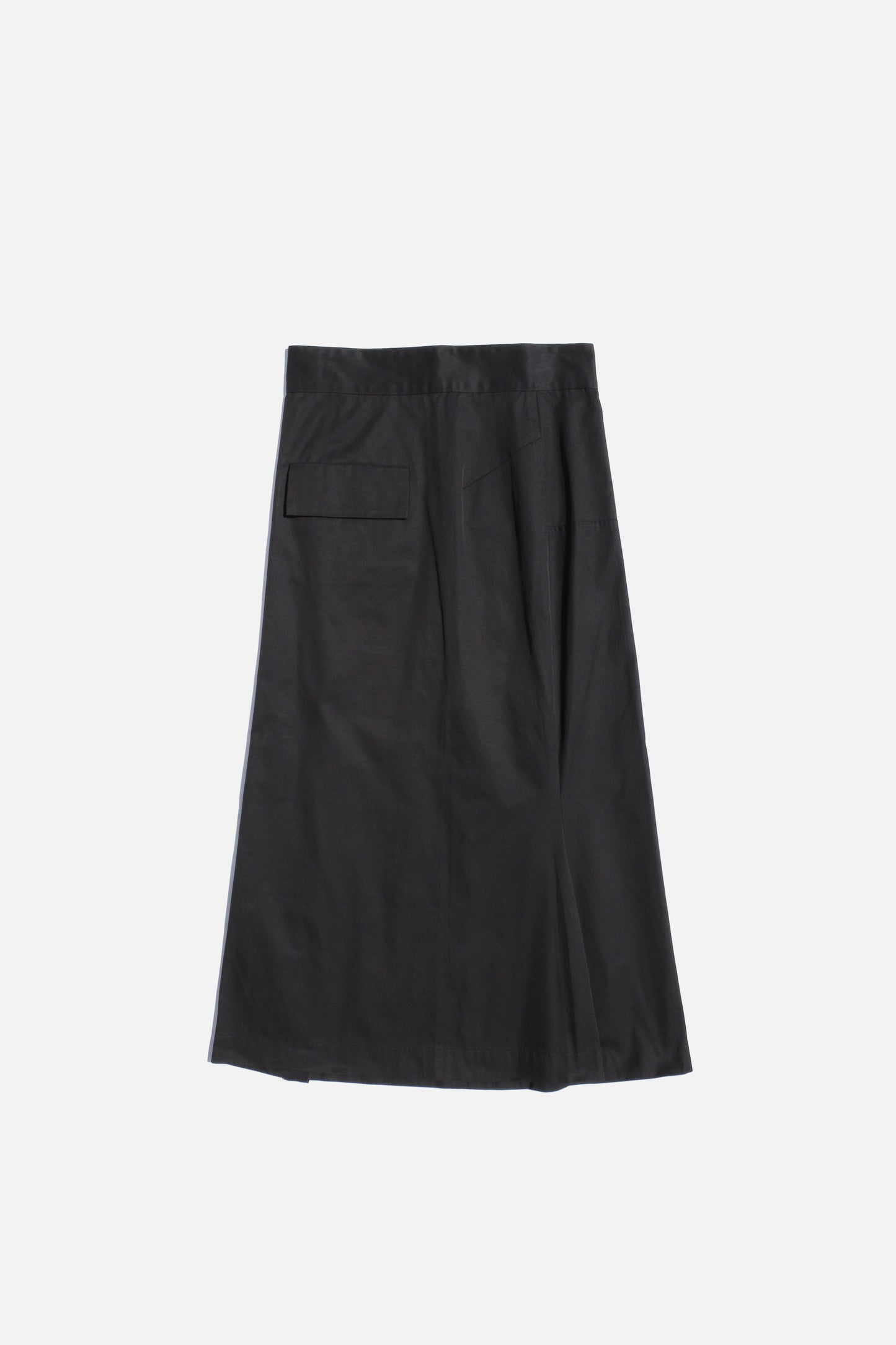 Yohji Yamamoto FEMME COTTON SKIRT BLACK