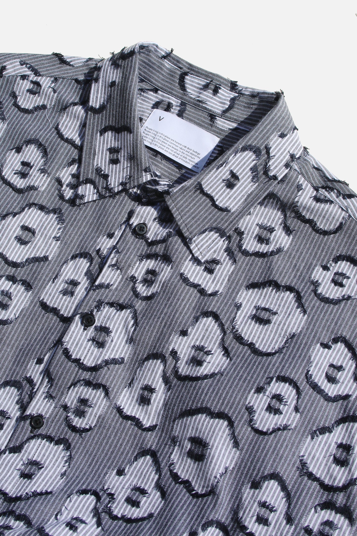 VOAAOV SWEET JACQUARD LS SHIRT