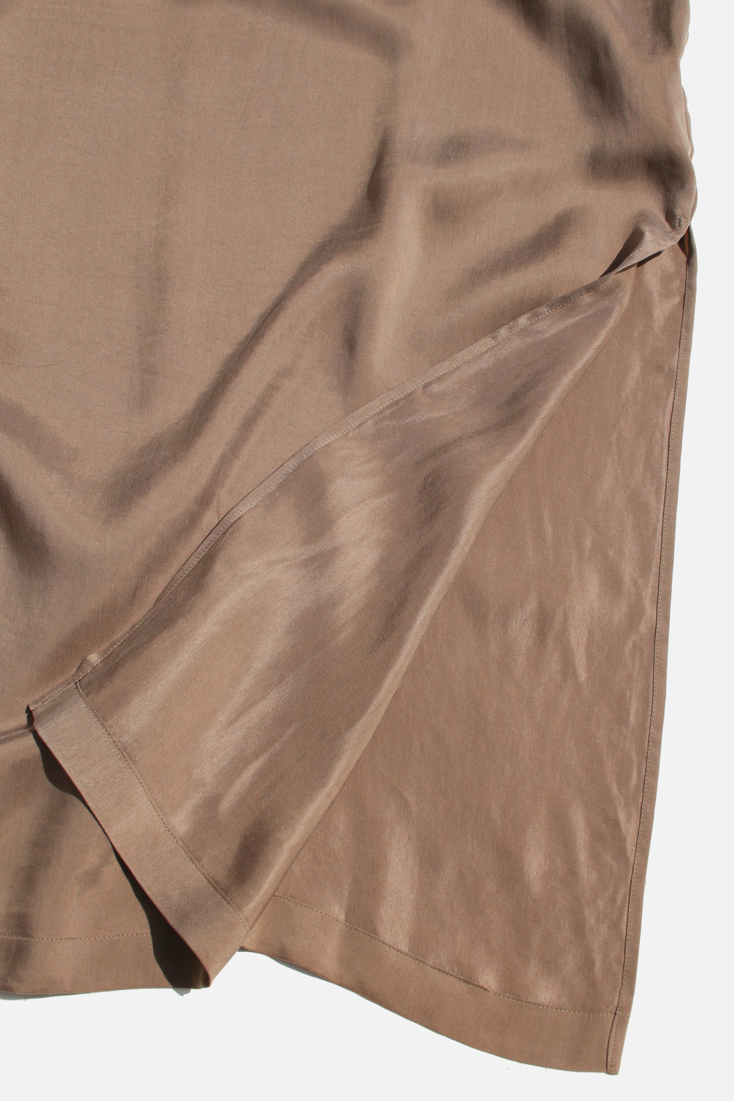 VOAAOV CUPRO TWILL ONE PIECE - BEIGE