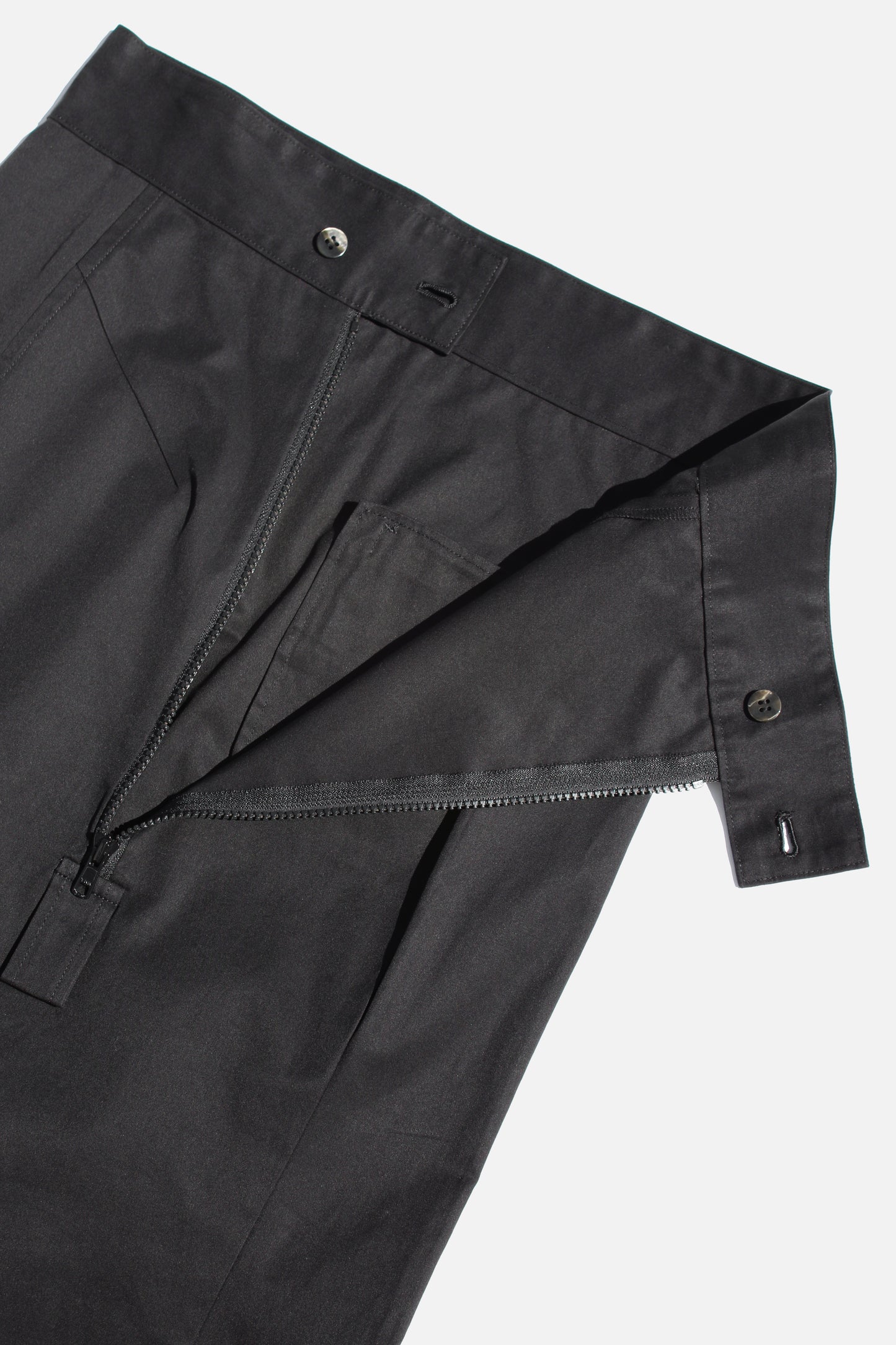 Yohji Yamamoto FEMME COTTON SKIRT BLACK