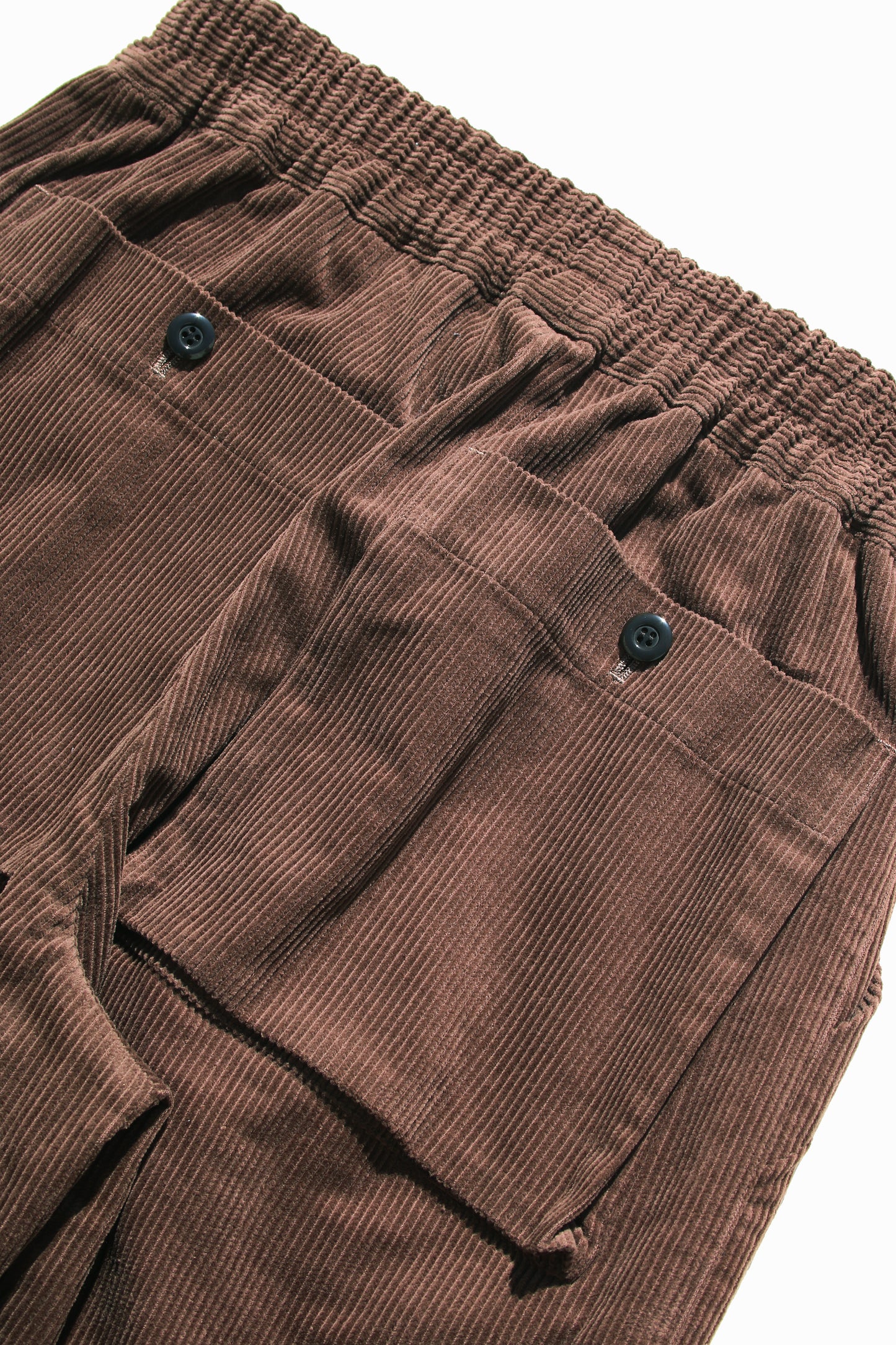 VOAAOV CORDUROY WIDE PANTS