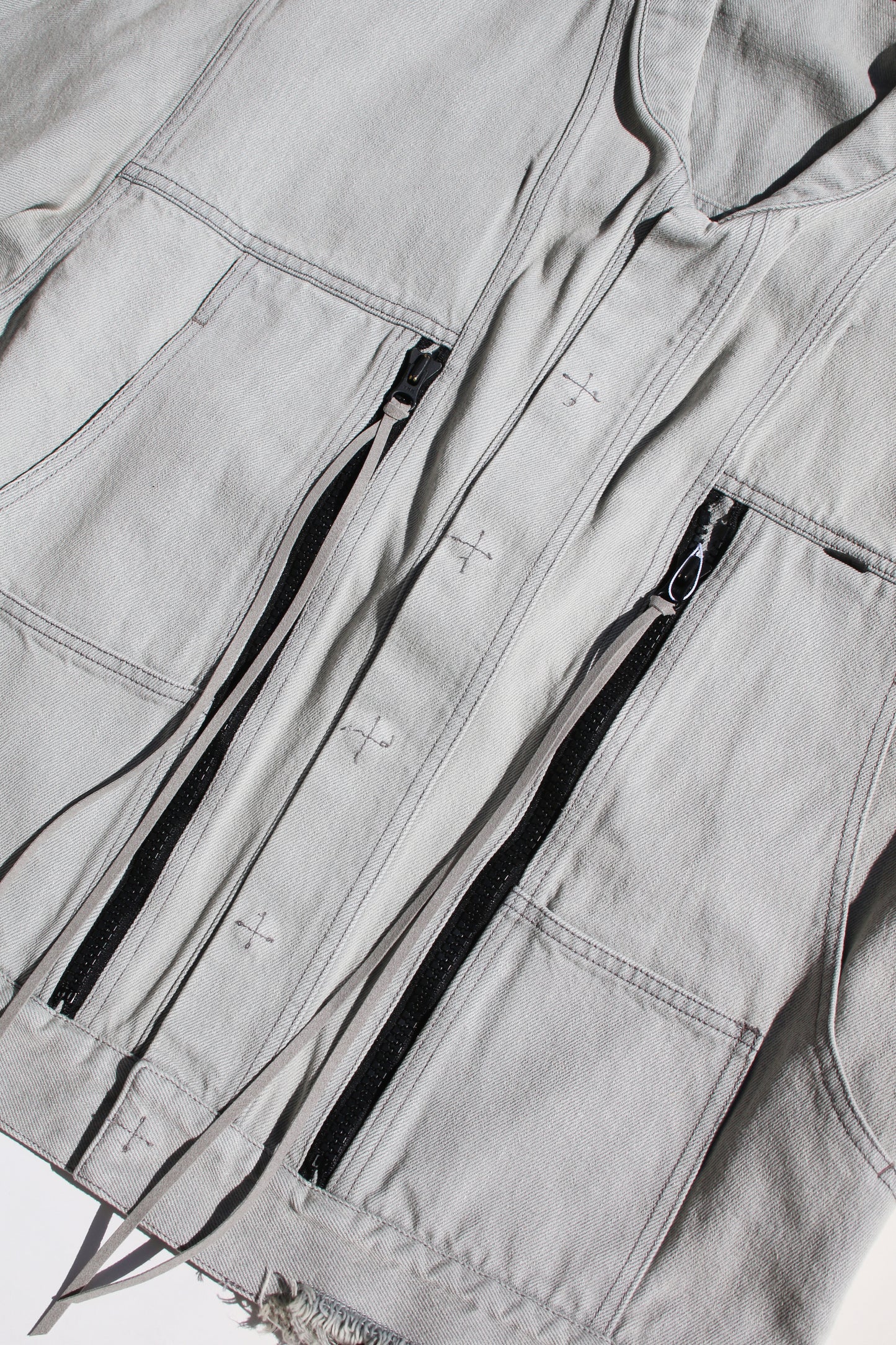 ESSAY FOLD COLLAR DENIM JACKET