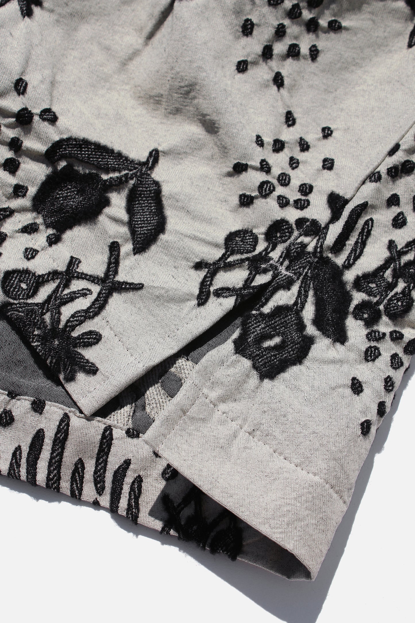 MY BEAUTIFUL LANDLET ORIGINAL FLOWER JACQUARD SHIRT - BEIGE