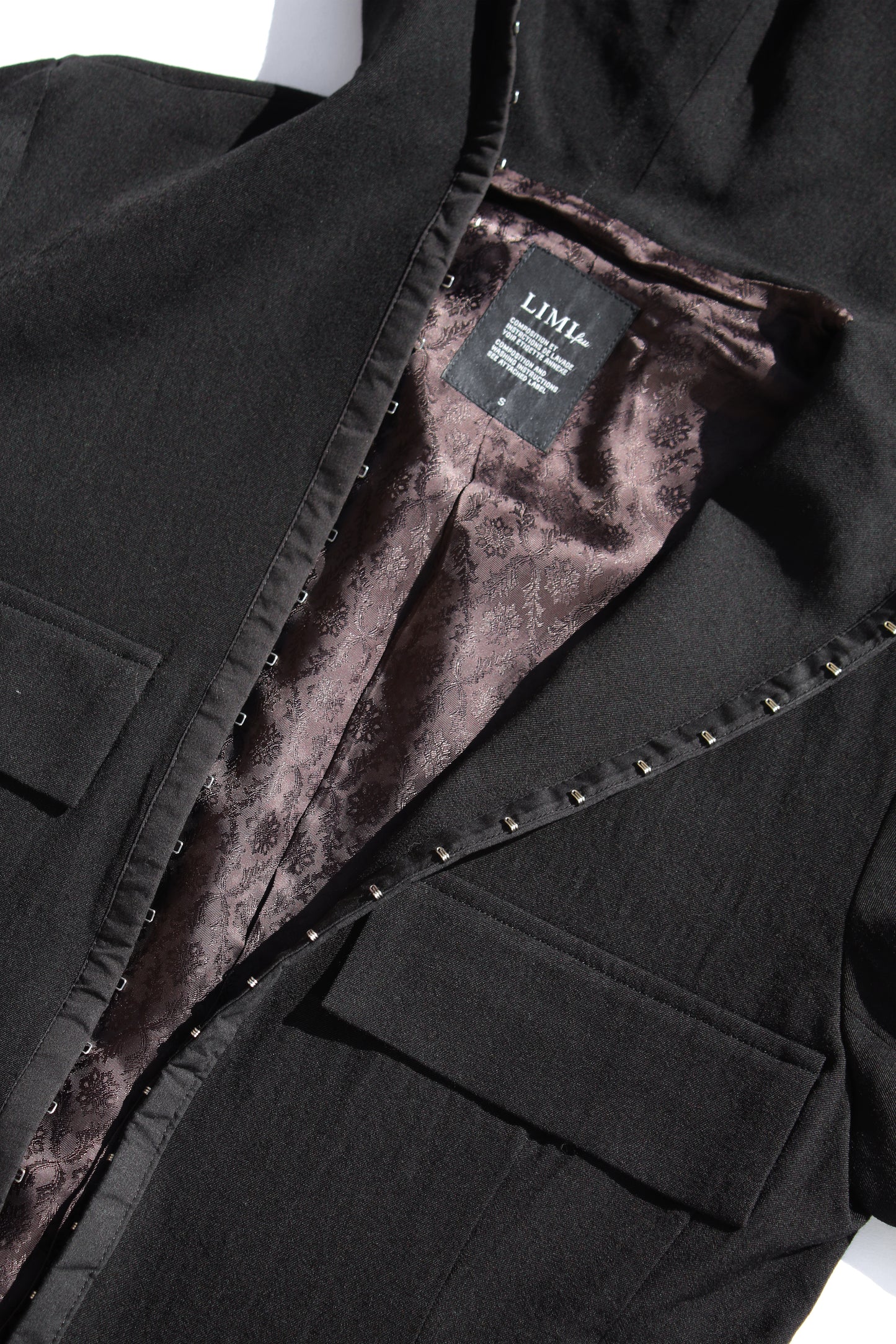 Y's bis LIMI HOOD JACKET BLACK