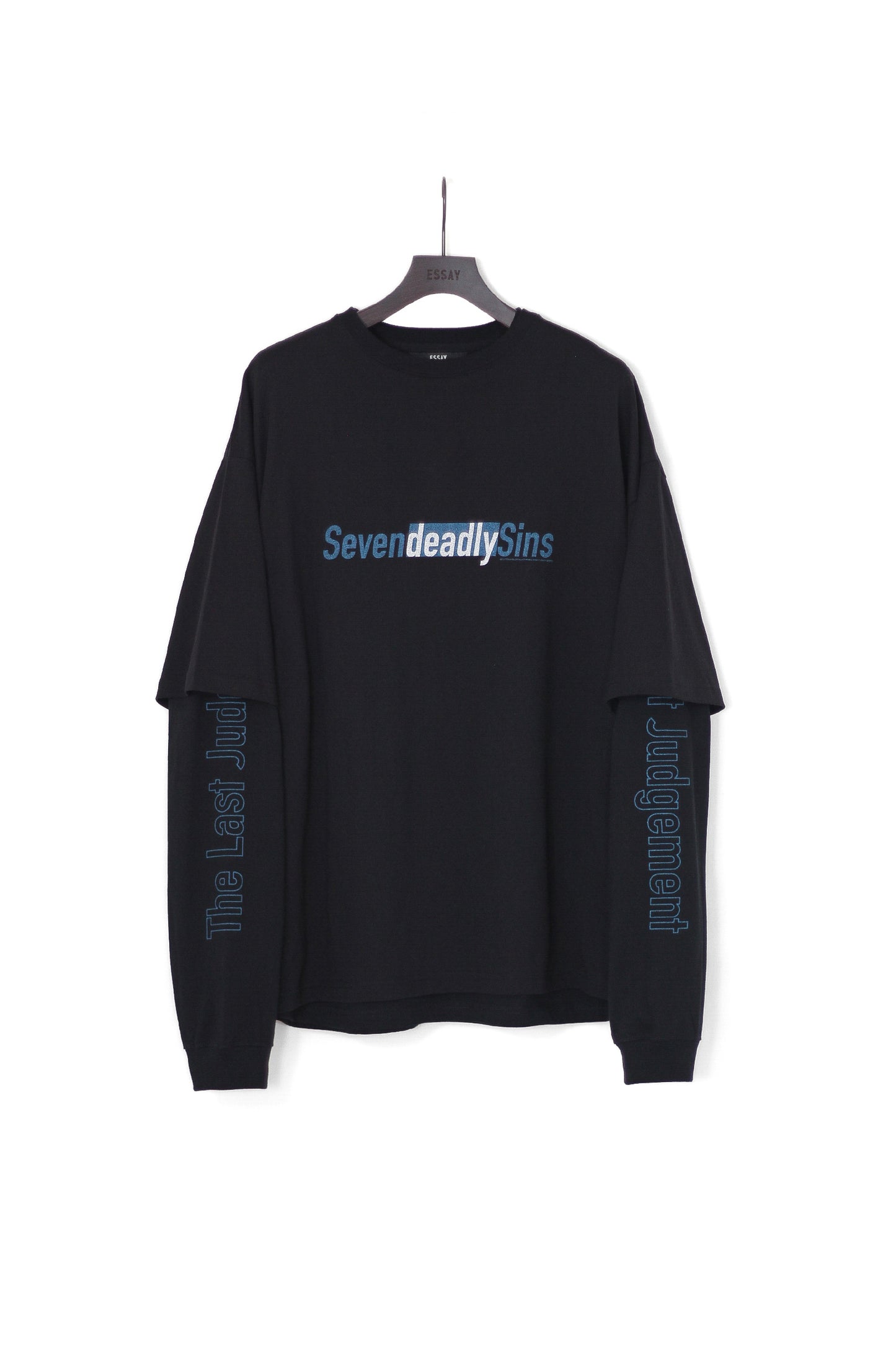 ESSAY LAYERED OVERSIZE LONG T-SHIRT - SEVEN