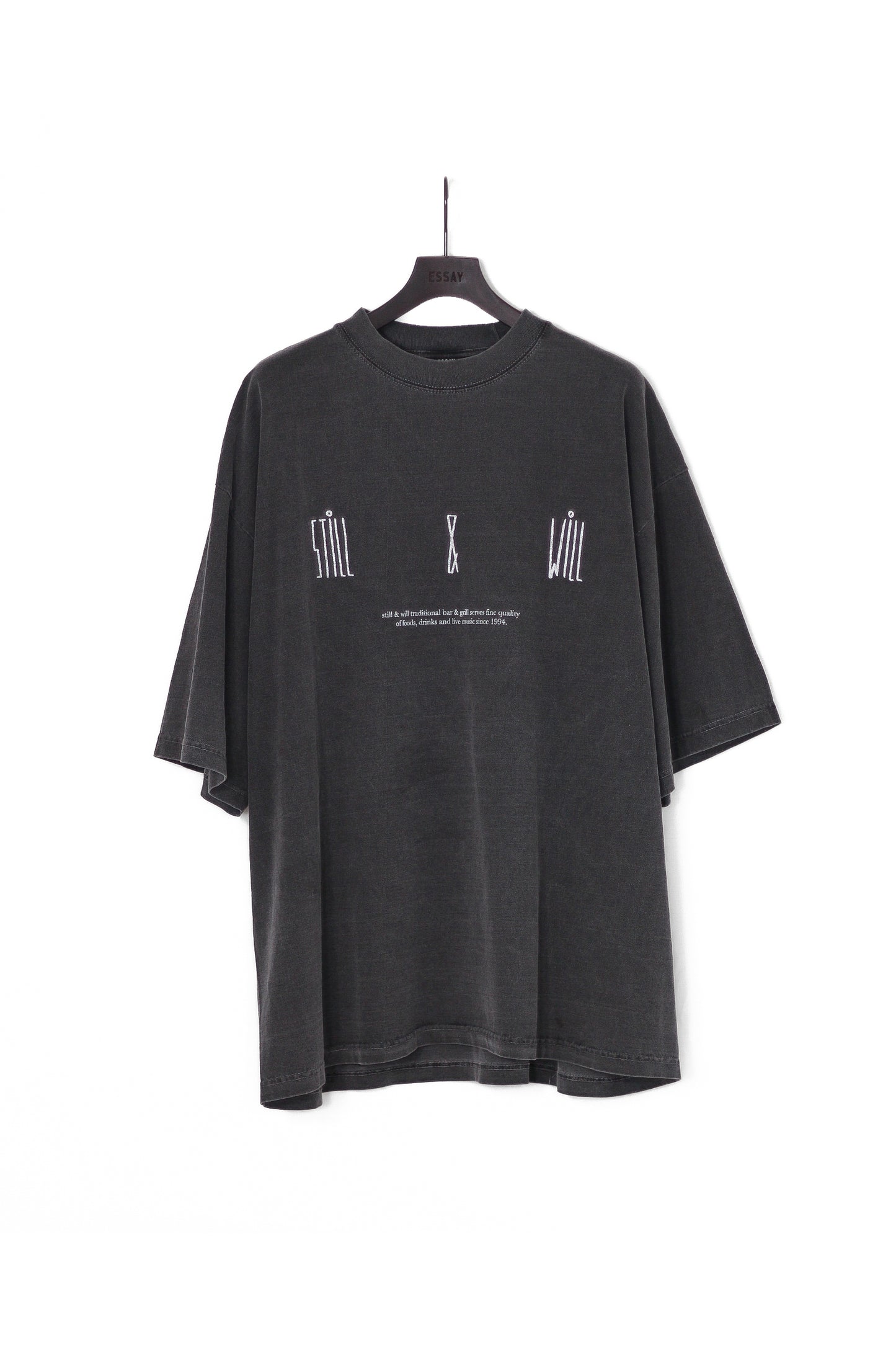 ESSAY PIGMENT DROPSHOULDER T-SHIRT - STILL & WILL