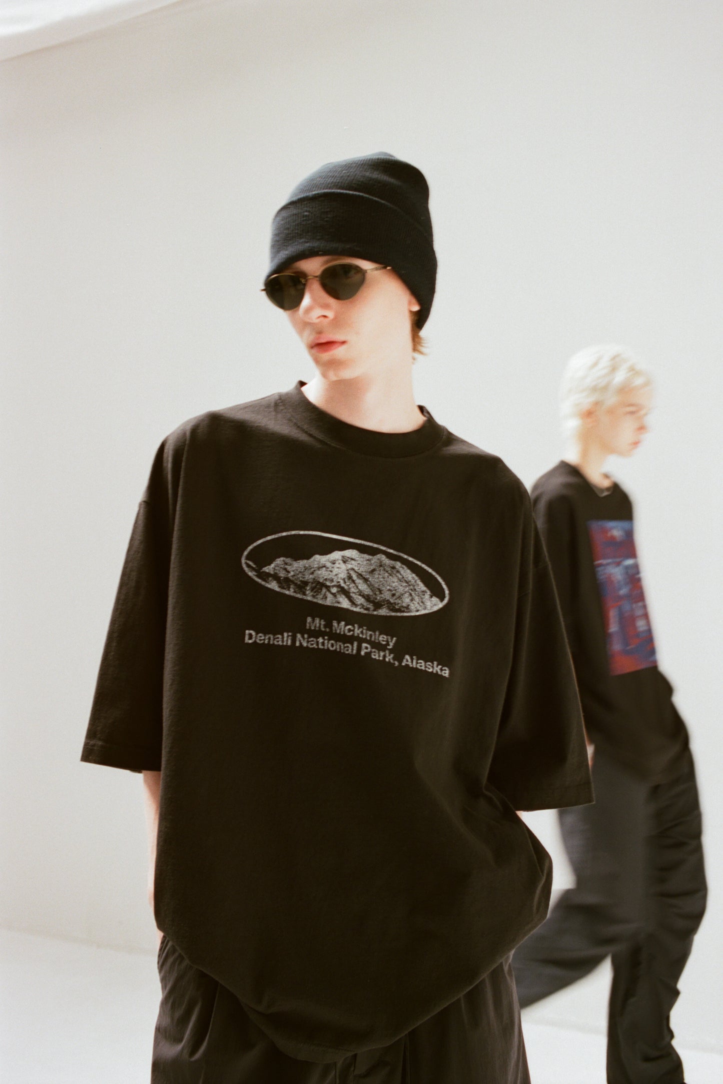 ESSAY PIGMENT DROPSHOULDER T-SHIRT - MT MCKINLEY