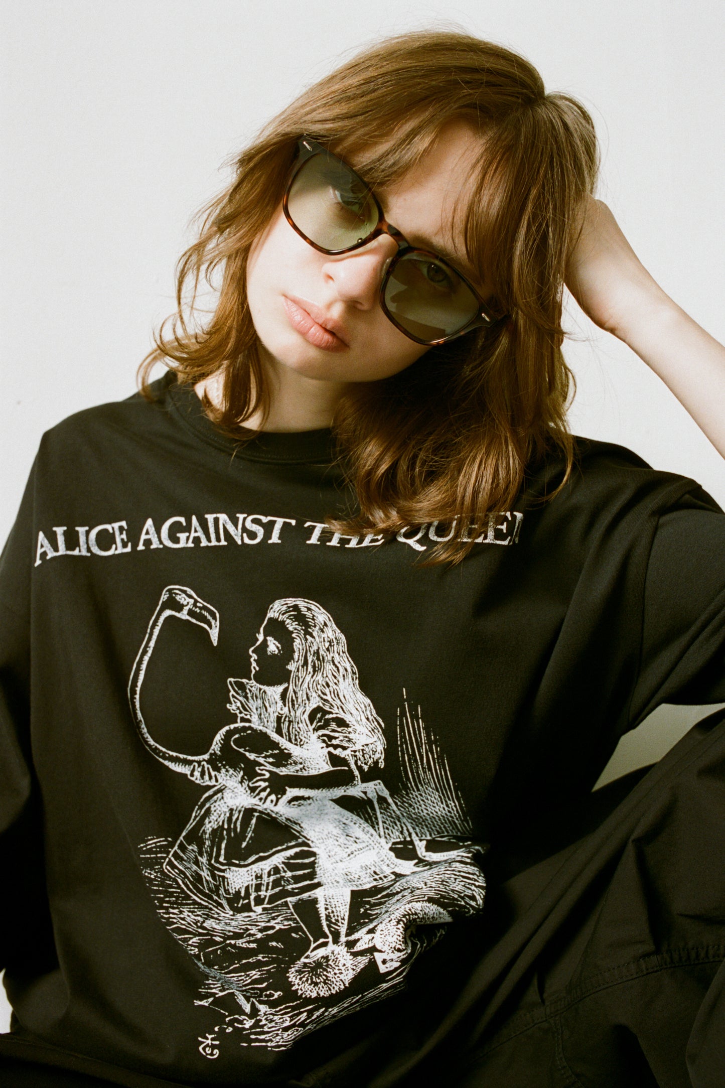 ESSAY OVERSIZED DROP SHOULDER T-SHIRT - ALICE