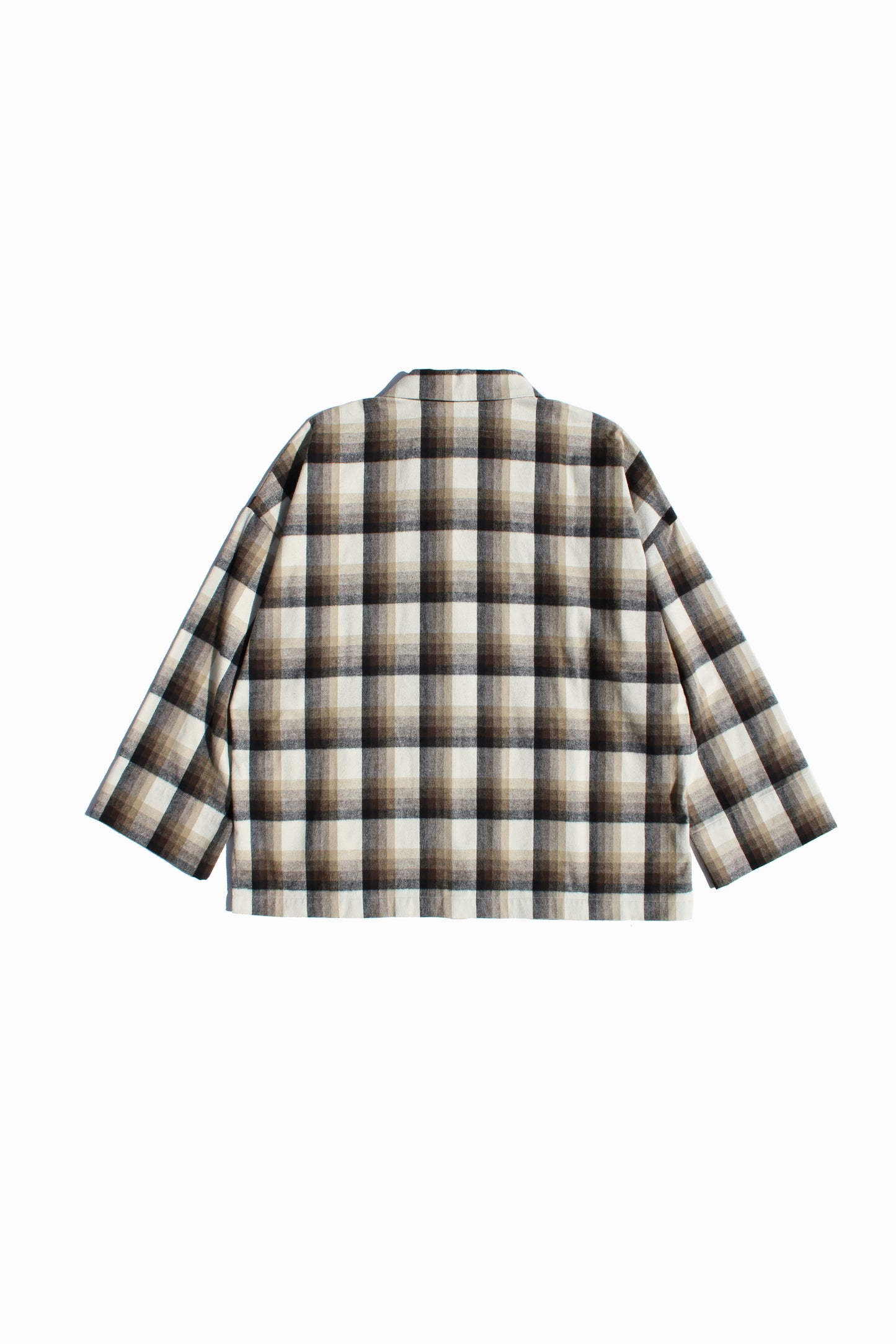 BASISBROEK ESSEN JACKET - BEIGE CHECK / BLUE CHECK