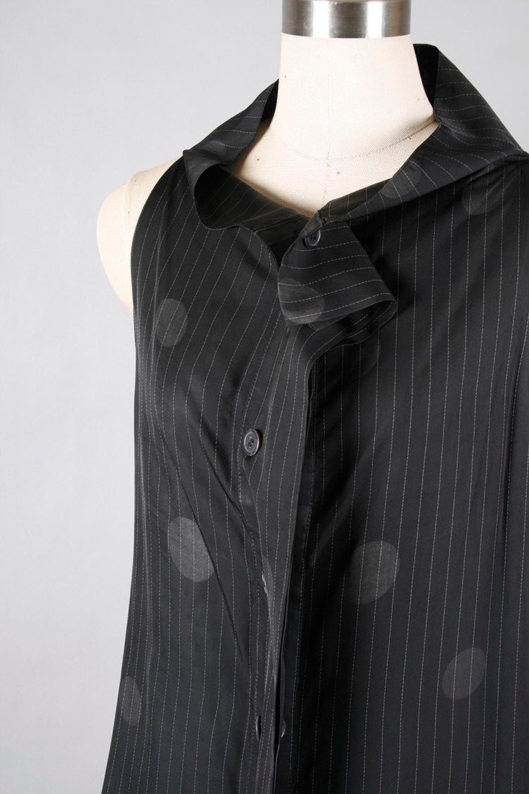 Y's CUPRO DRESS BLACK