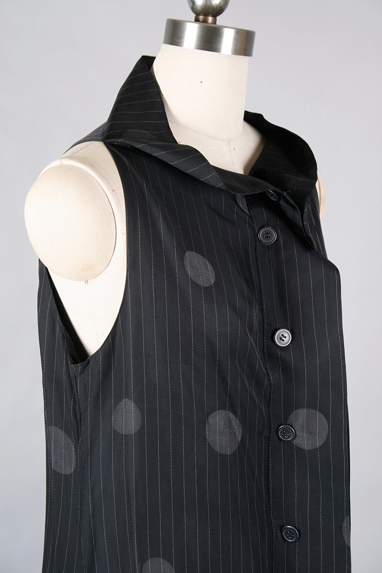Y's CUPRO DRESS BLACK